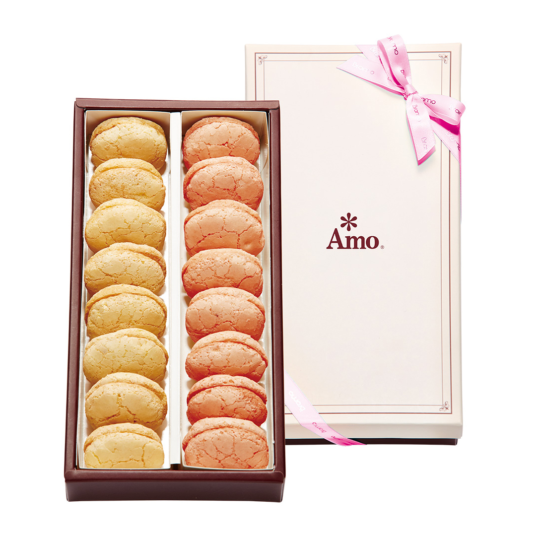 【AMO-阿默典藏蛋糕】Bramo 達克瓦茲騎士 - 原味‧莓果 (16入)