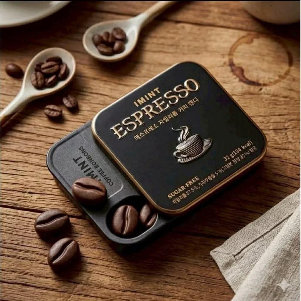 韓國限定 Espresso Xylitol Coffee Candy 32g 木糖醇 薄荷 咖啡糖