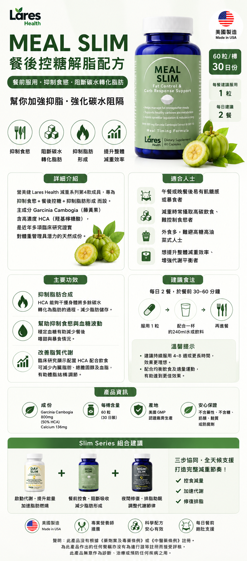 Slim系列:餐後控糖解脂（30日）- Meal Slim