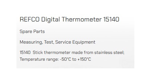 REFCO 15140 DIGITAL THERMOMETER
