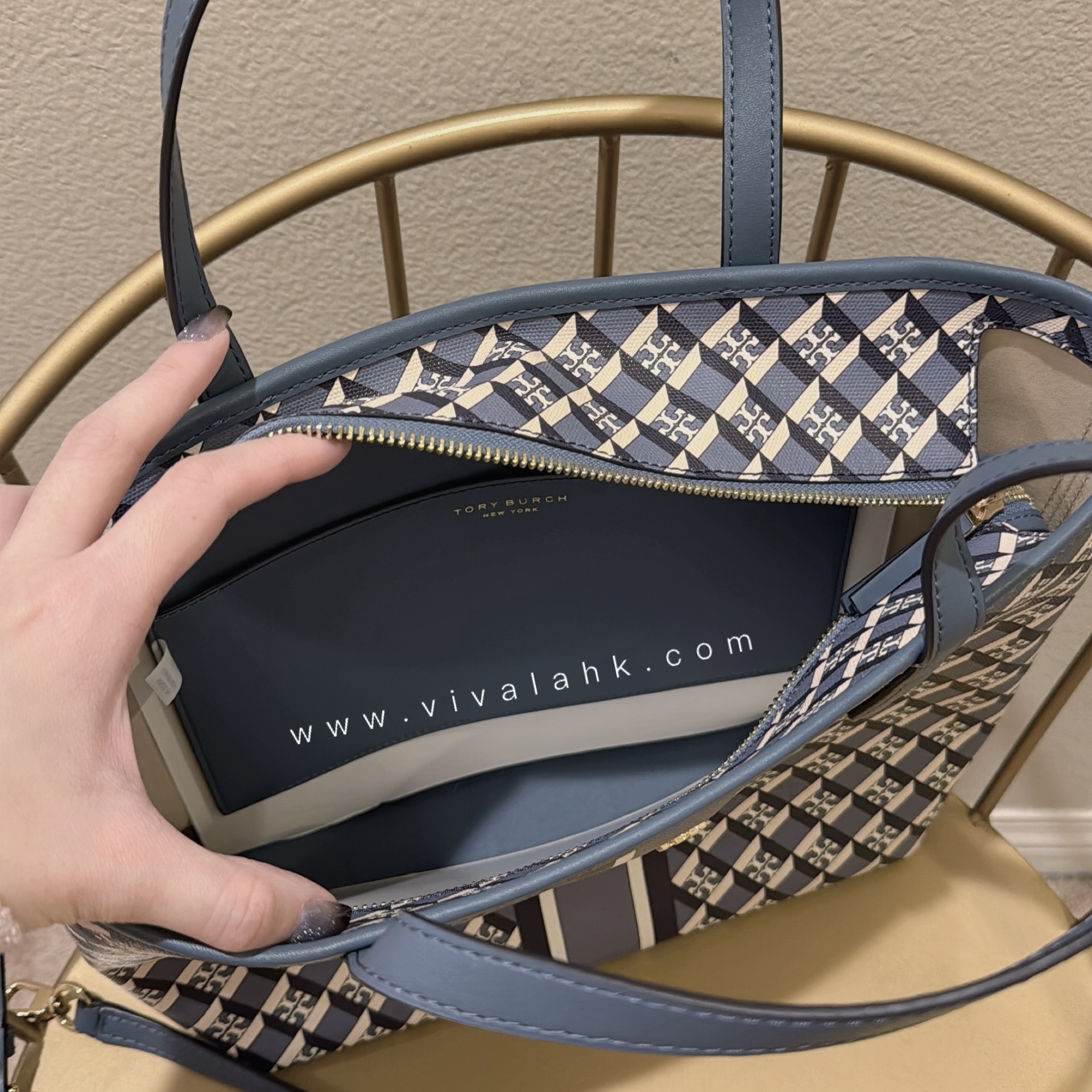Tory Burch - Geo Logo 拉鍊 Tote (89763)