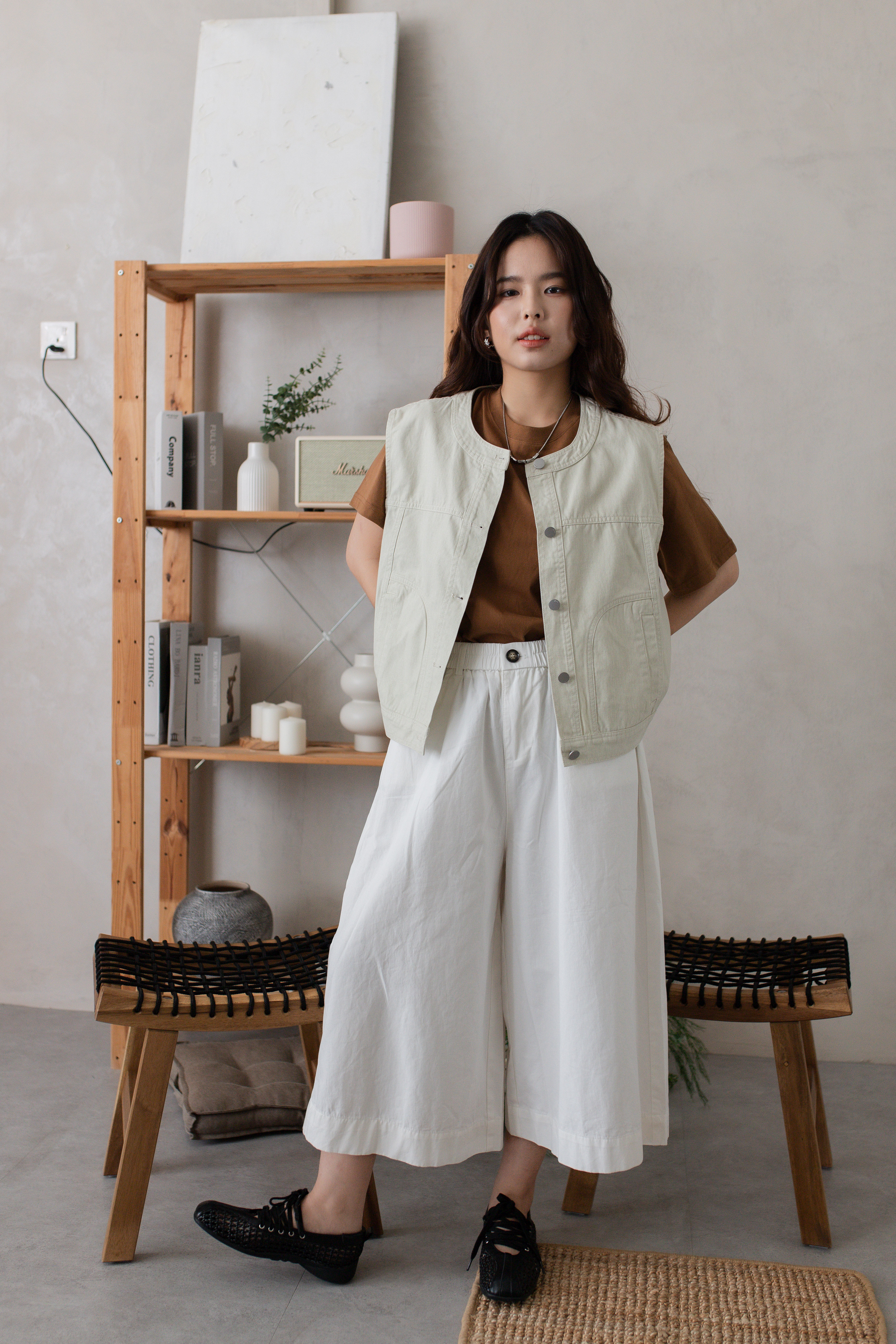 Rezy Cargo Vest Khaki -2728BVKHA
