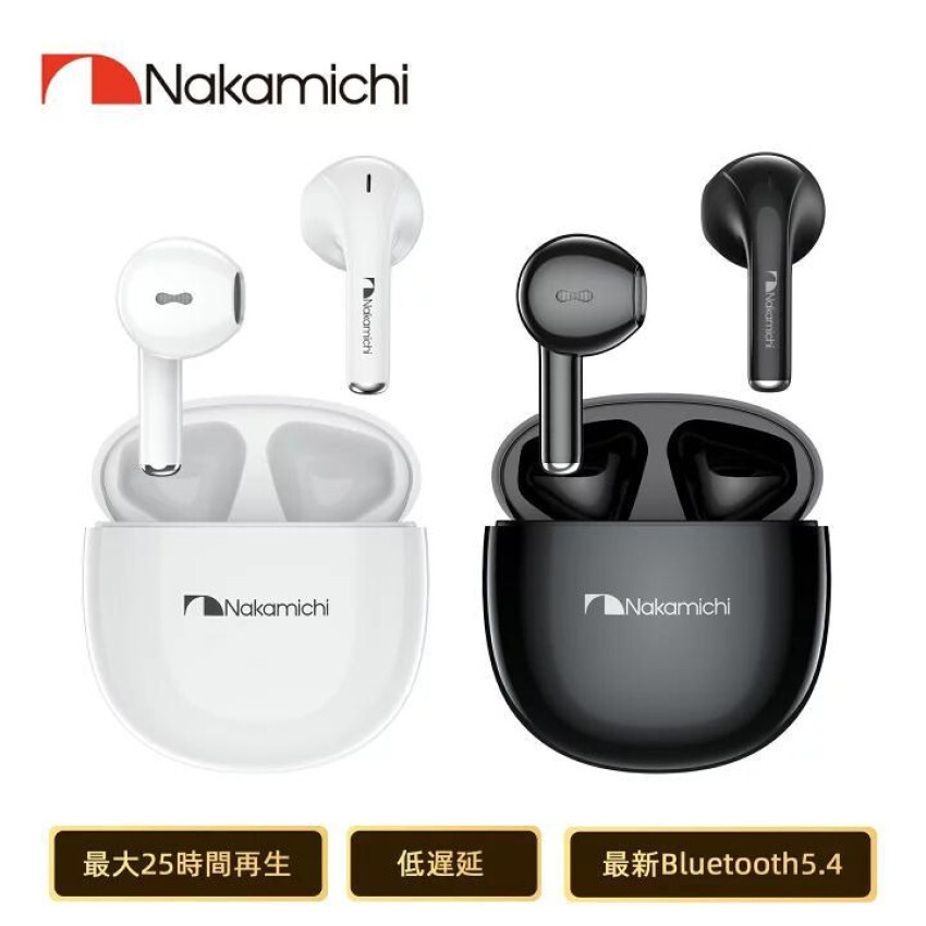 NAKAMICHI 中道 TW016 TRUE WIRLESS EARBUDS