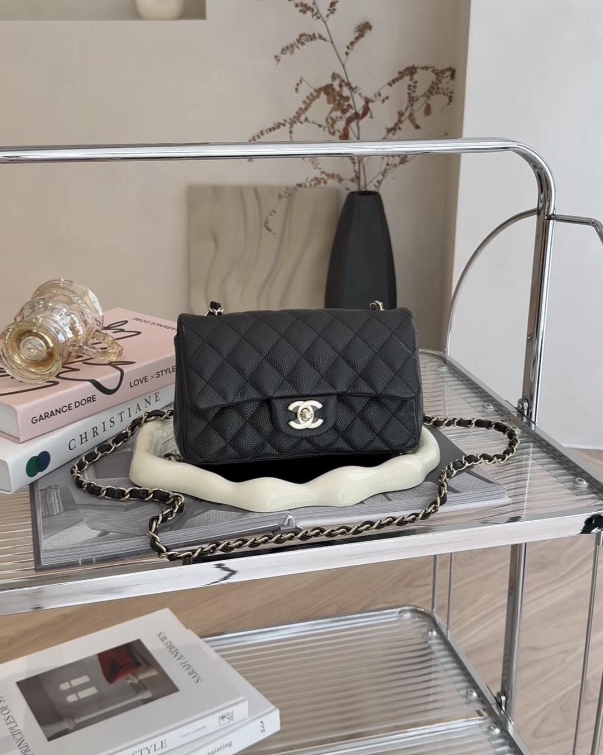 CHANEL｜CF20 荔枝 黑金
