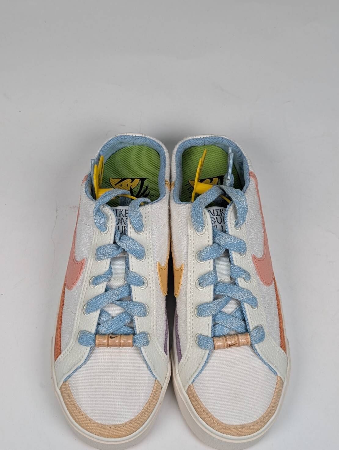 微瑕疵-左腳內側髒汙 DV1741-181/6 Nike Court Legacy Mule 女款 米白粉 穆勒鞋 懶人鞋