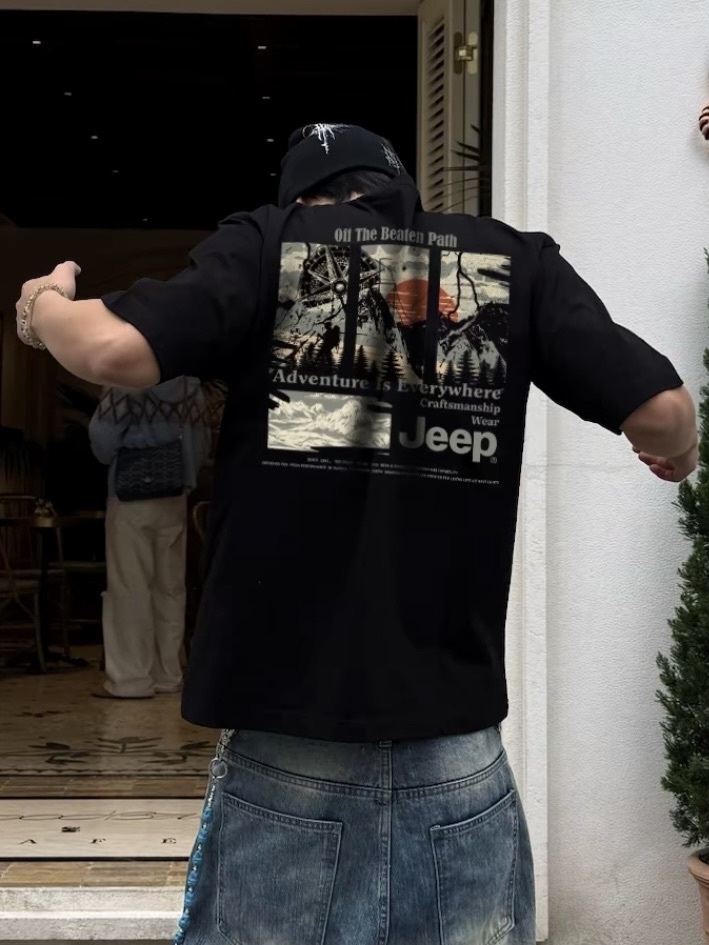 <今夏最chill⛺> JEEP 日落山脈 短袖上衣