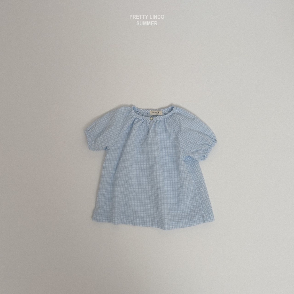 韓國🇰🇷Lindo 格紋抓皺洋裝(XS-XL)