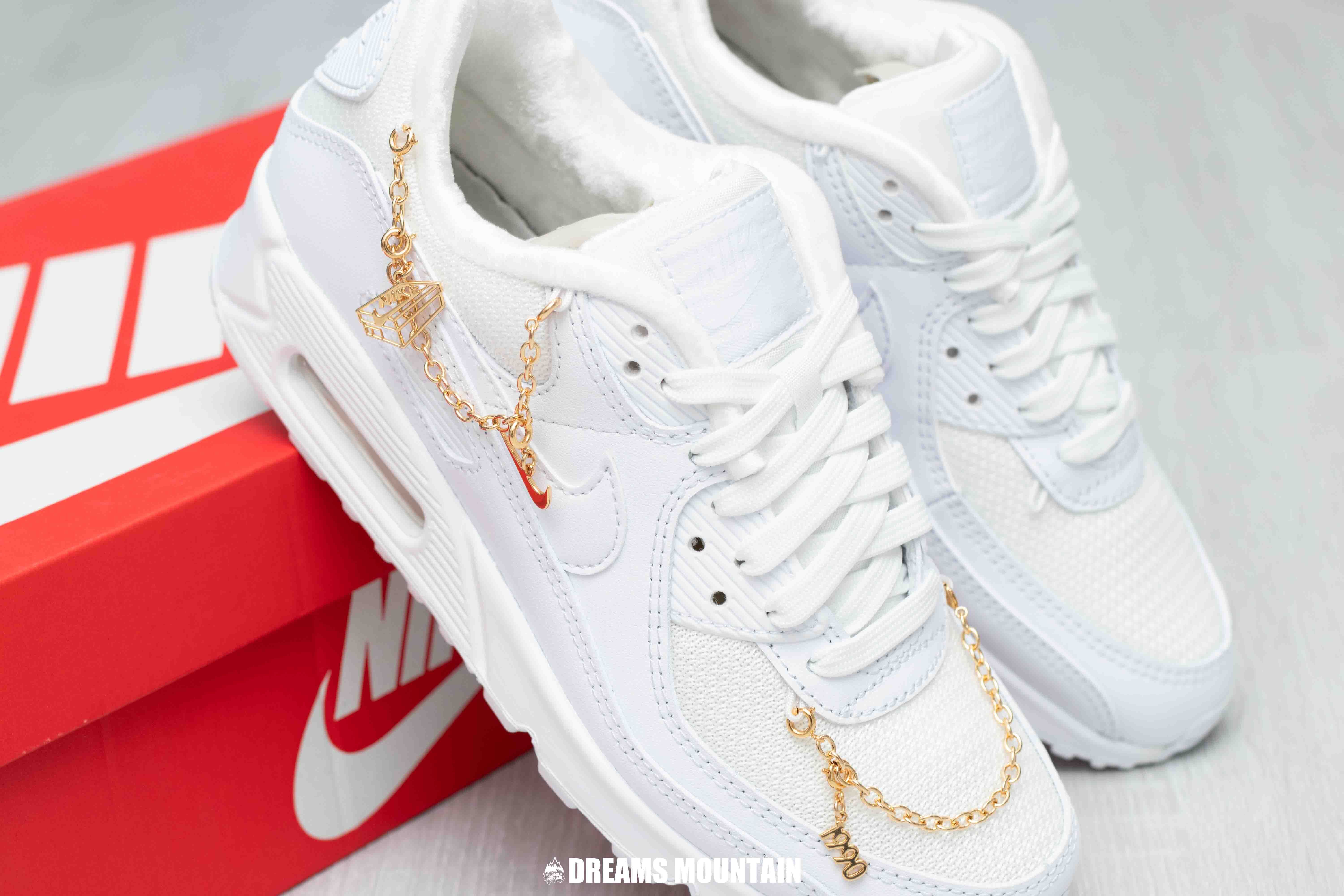 【預訂】NIKE AIR MAX 90 PRM 白金鏈款-WOMEN
