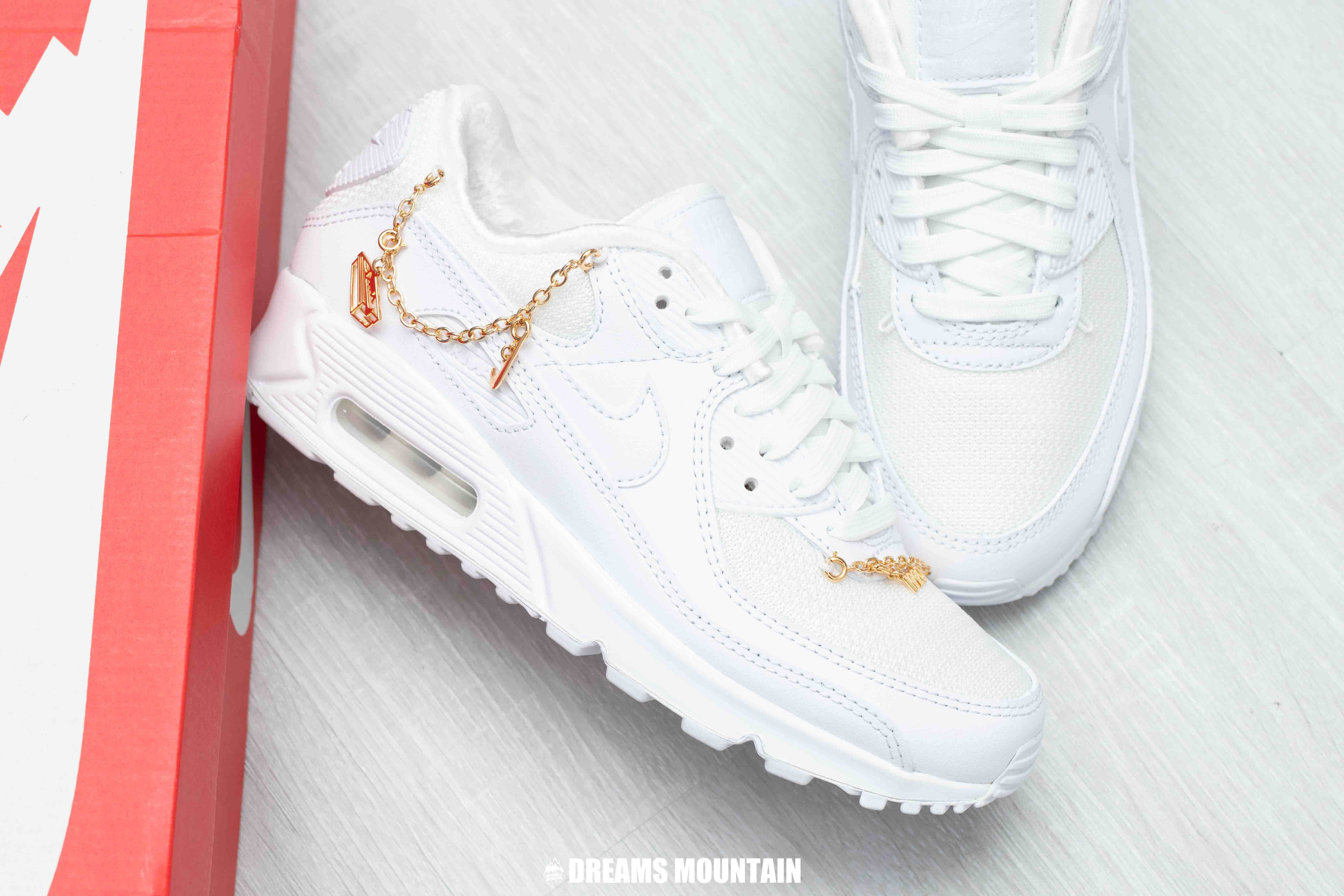 【預訂】NIKE AIR MAX 90 PRM 白金鏈款-WOMEN
