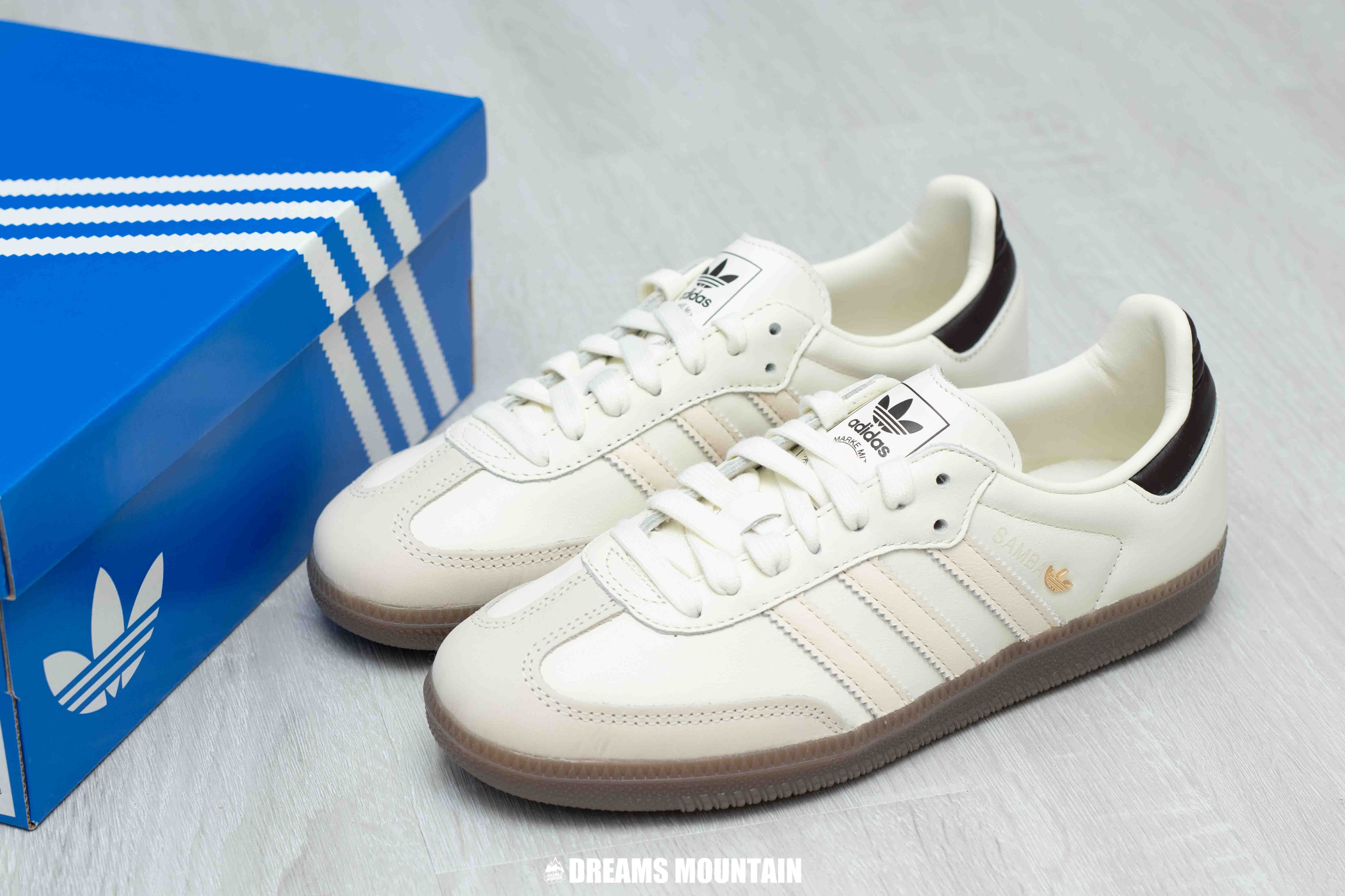【預訂】 ADIDAS SAMBA OG 奶油小金章-UNISEX