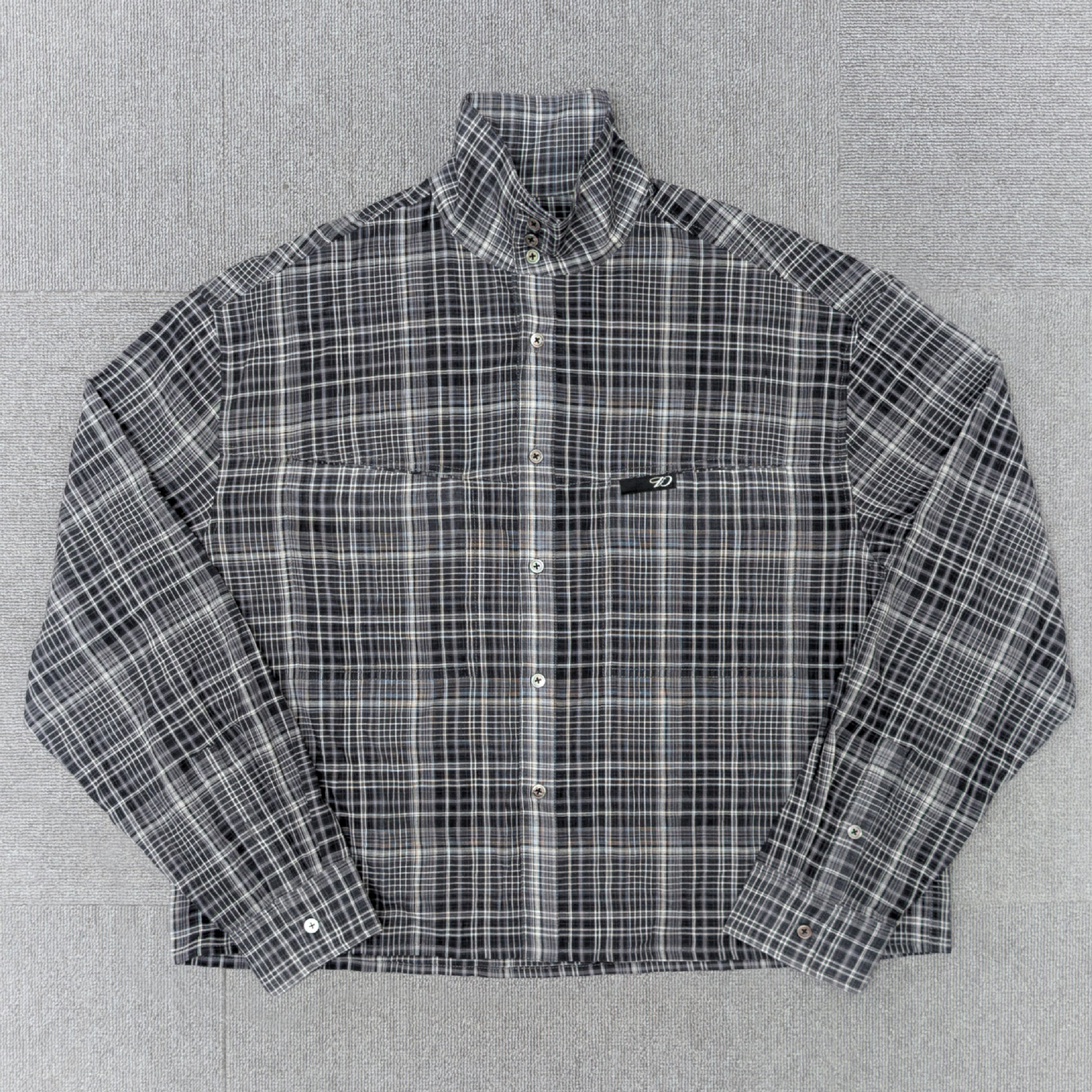 1dyll.assemblag 1ds Sheer-Check Boxy Shirts