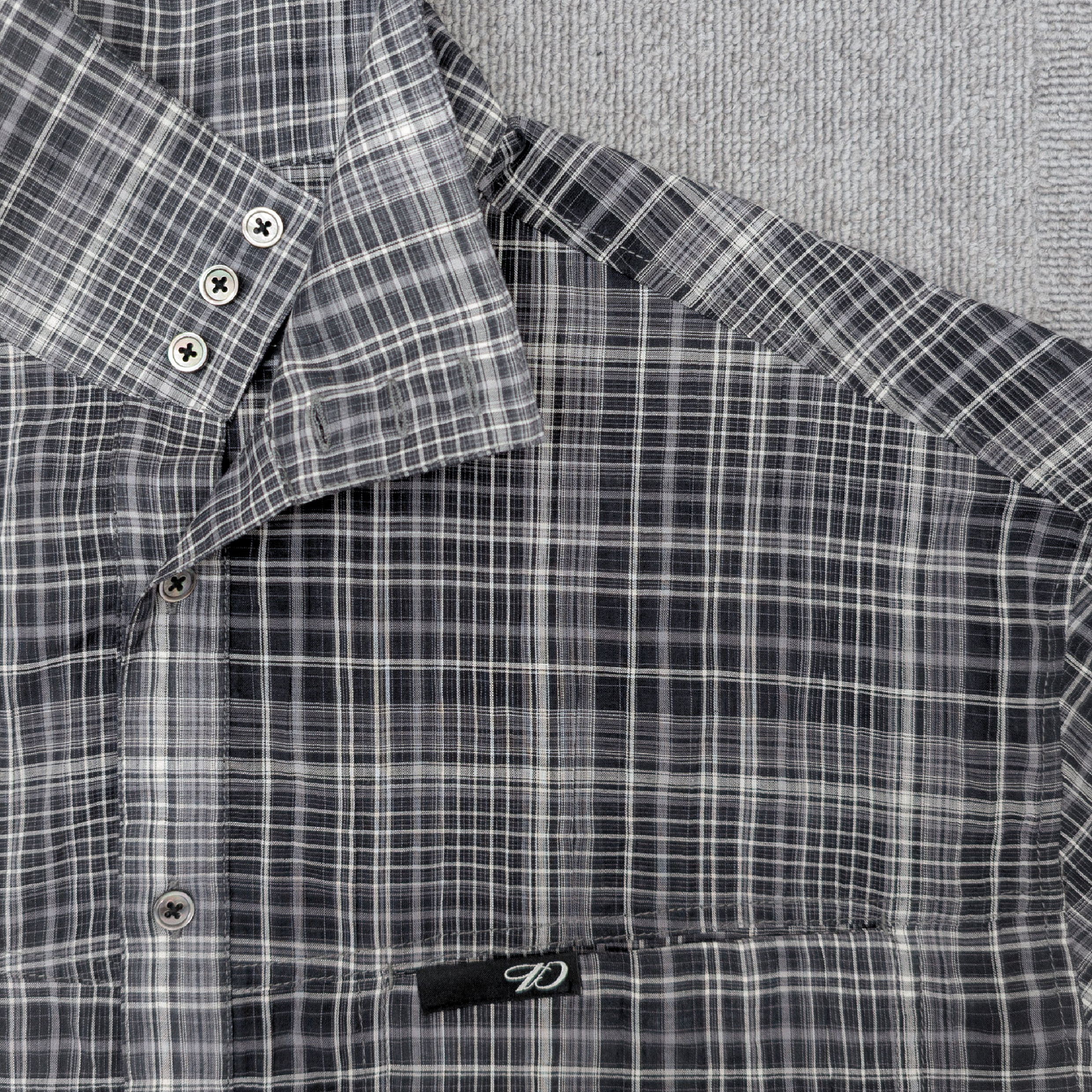 1dyll.assemblag 1ds Sheer-Check Boxy Shirts
