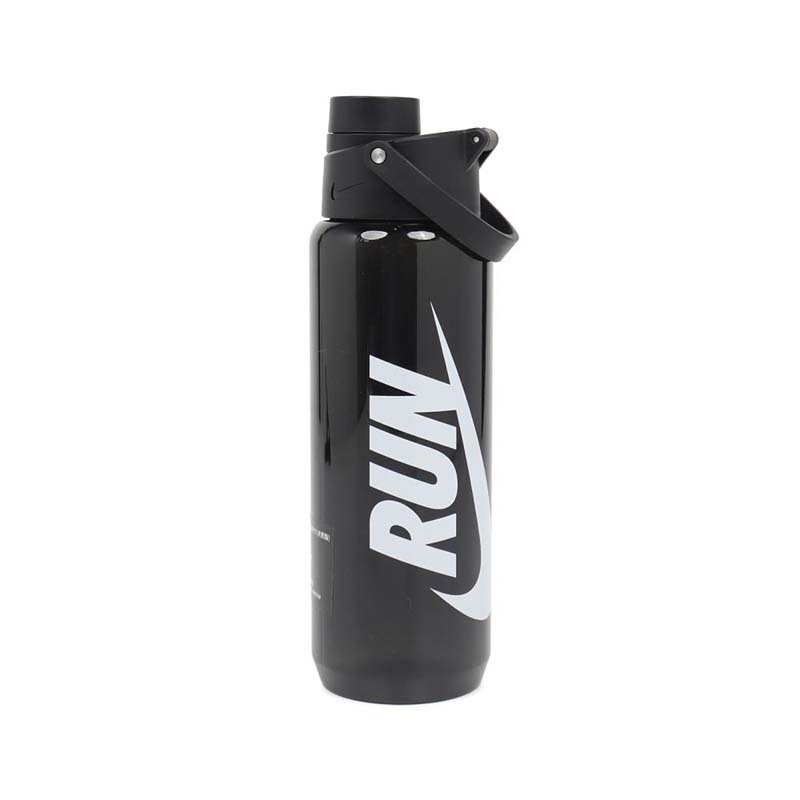 NIKE TR RECHARGE 大口徑水壺 24OZ 透明黑色 N100432004424 [台灣現貨]