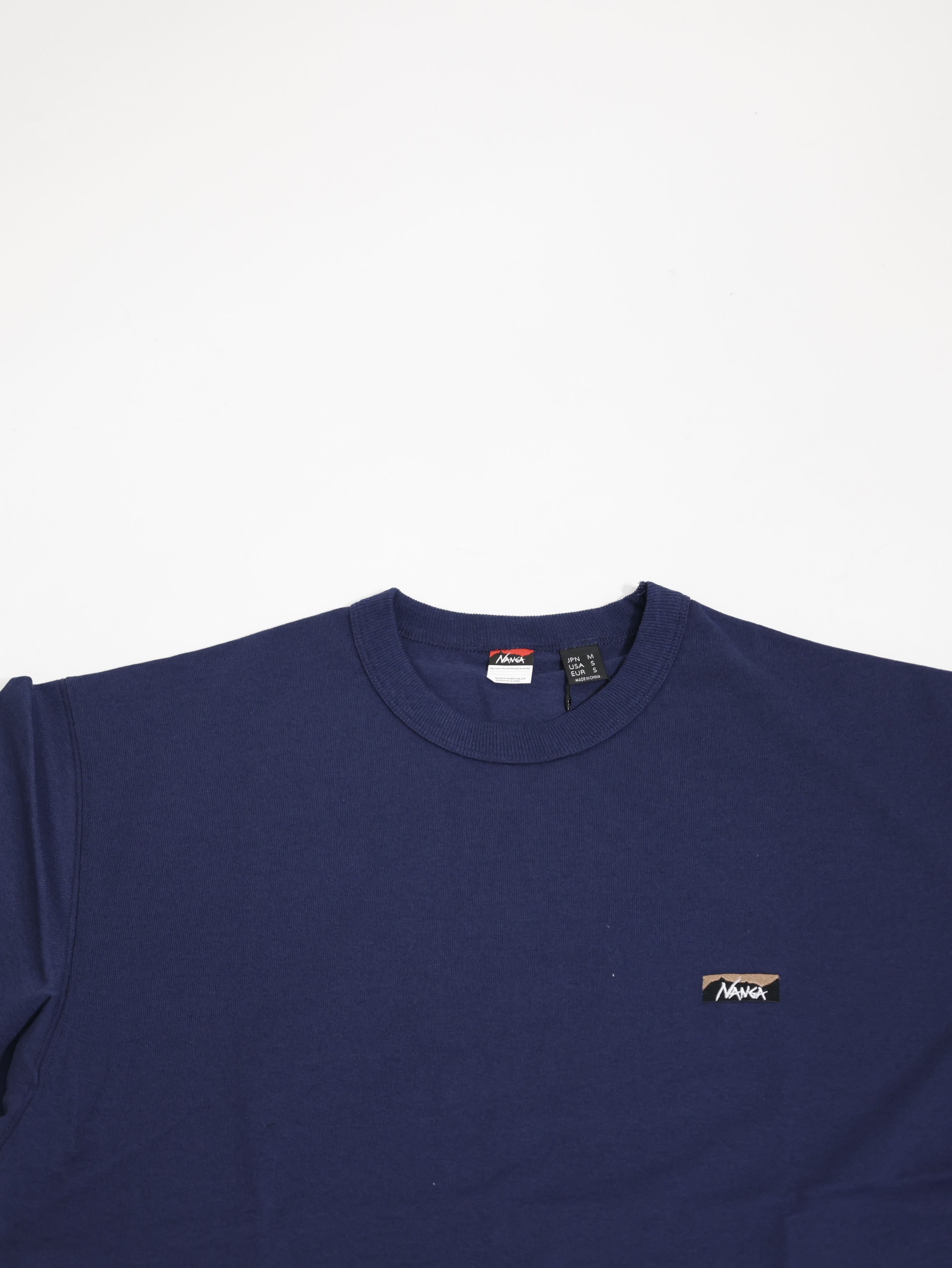 NANGA 日本 Eco Hybrid Box Logo Embroidery Tee 短袖 NA12411