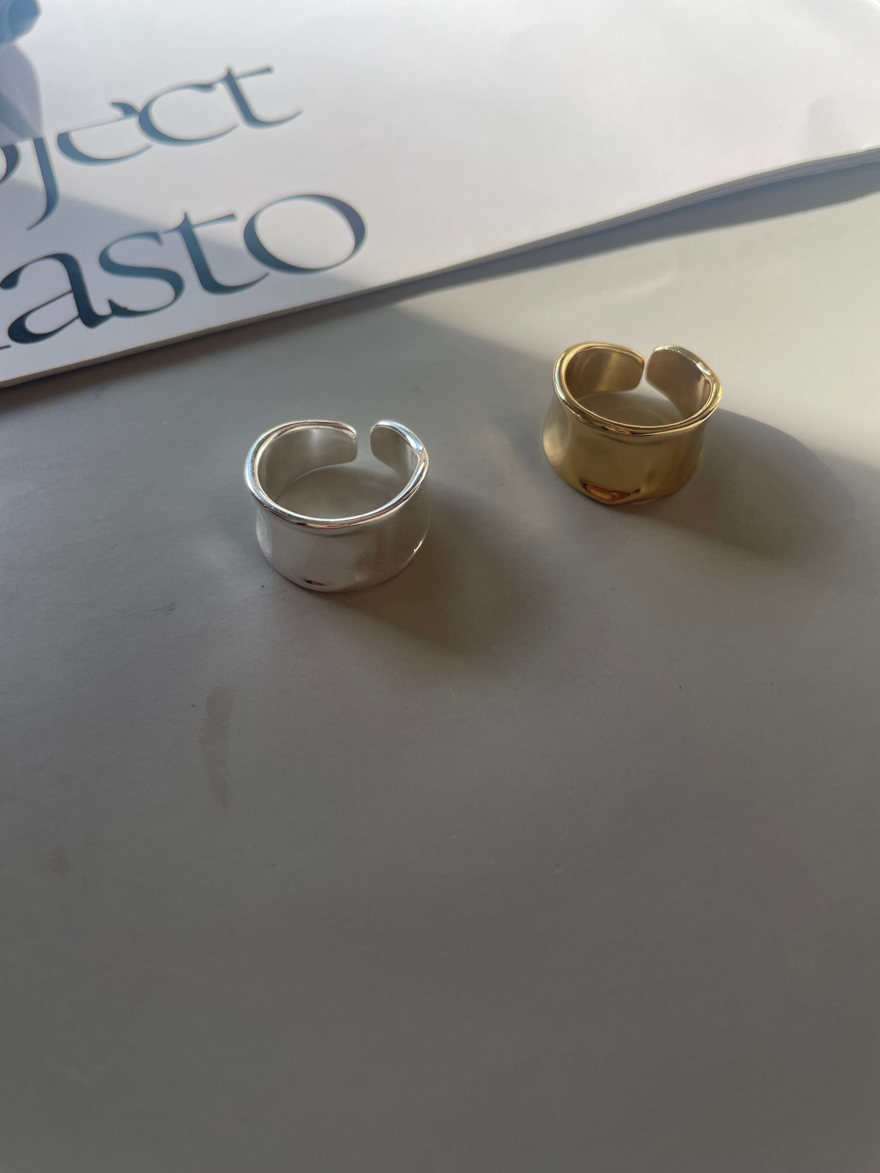sterling open ring