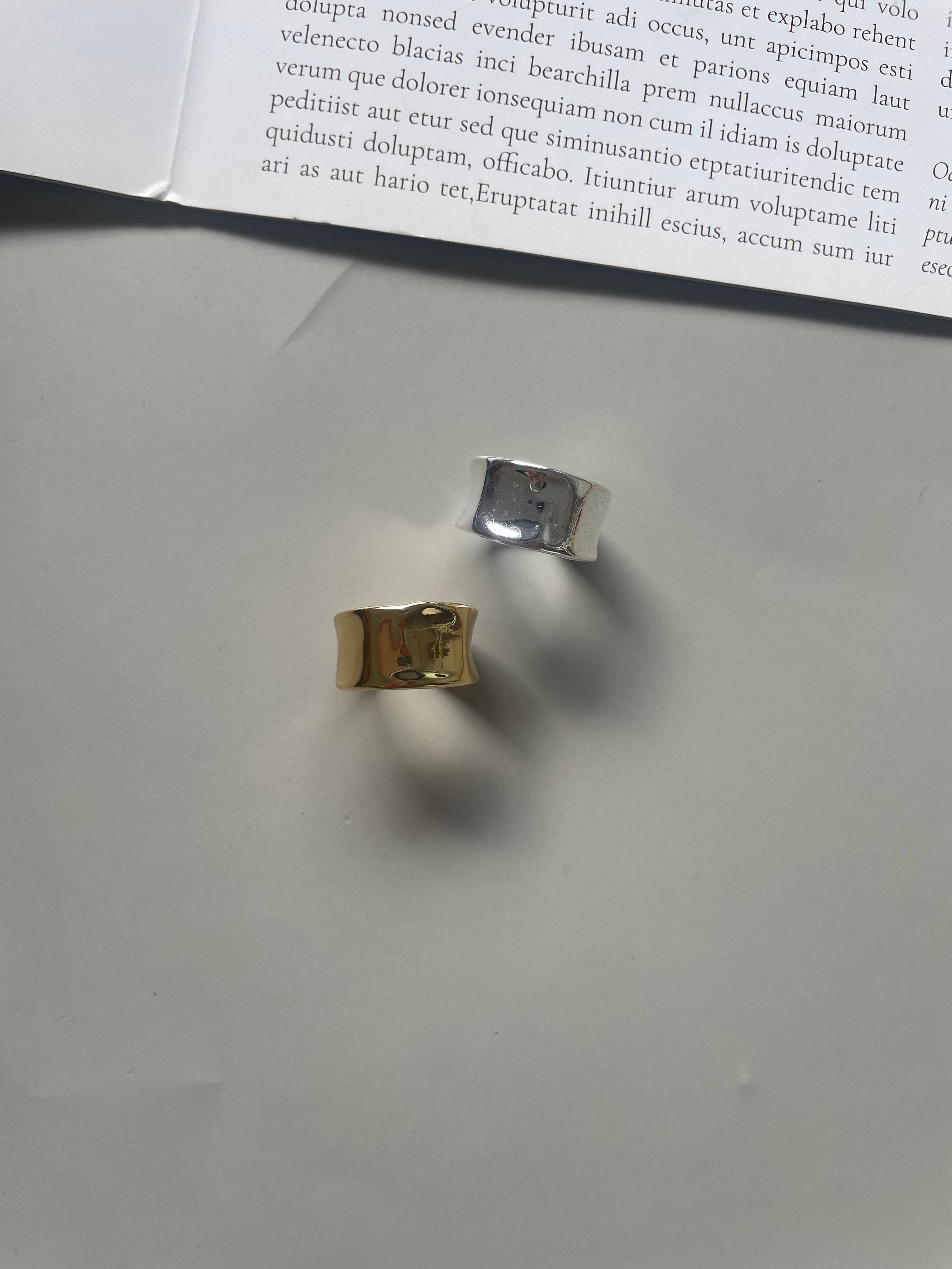 sterling open ring