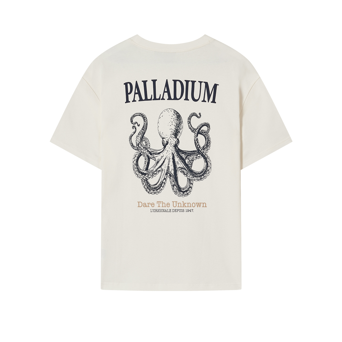 男裝 PALLADIUM LOGO 章魚印花落肩全棉T裇