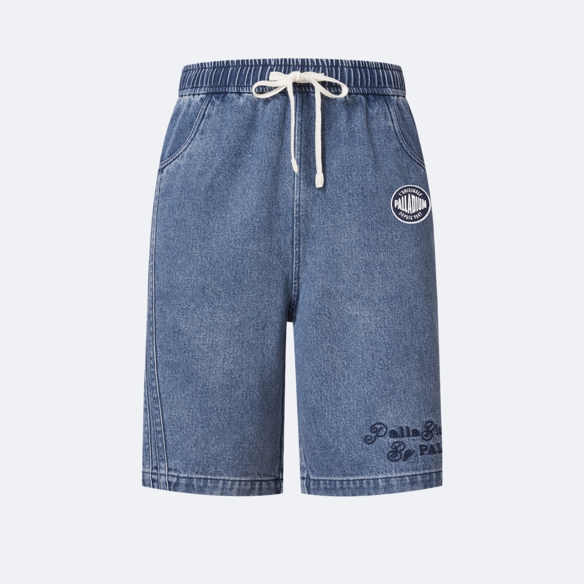 男裝 PALLADIUM LOGO 牛仔短褲