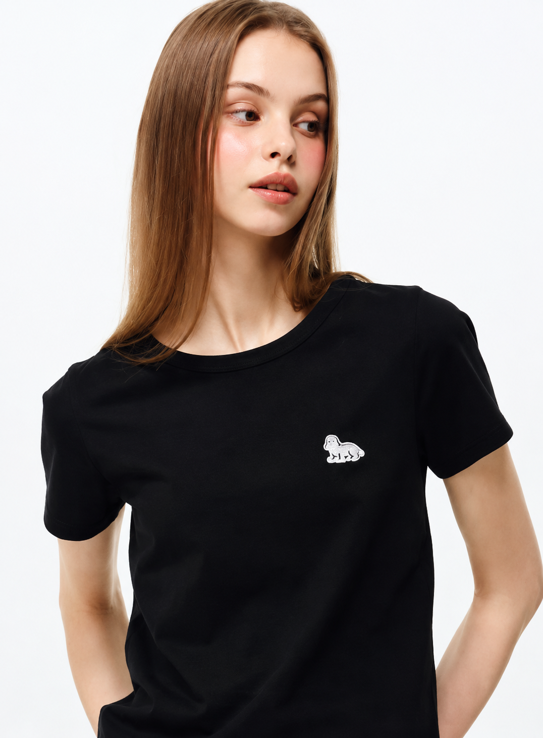 EF7-10 Nerdy Walking Cat Wappen S/S T-Shirt