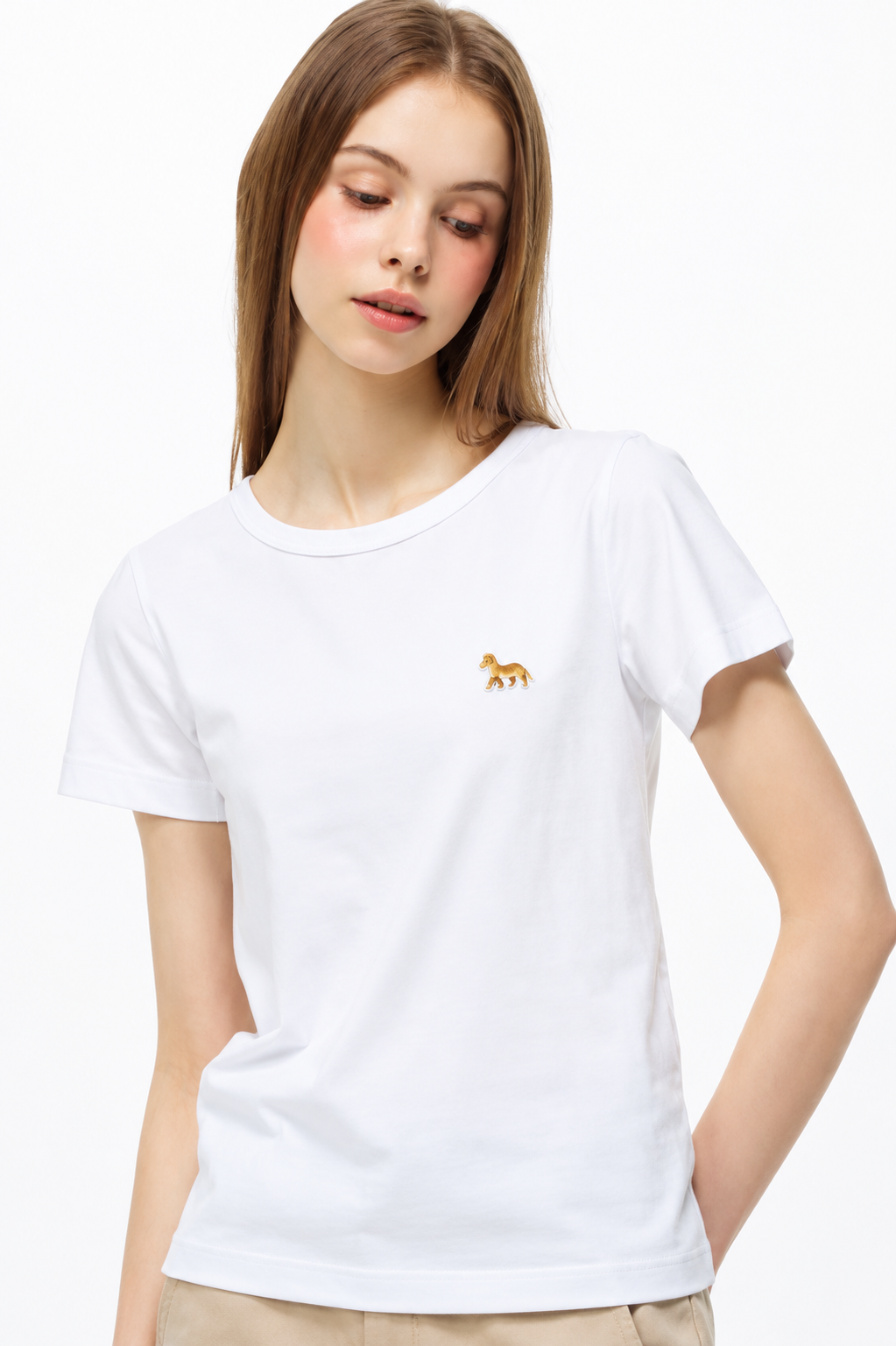 EF7-10 Nerdy Walking Cat Wappen S/S T-Shirt