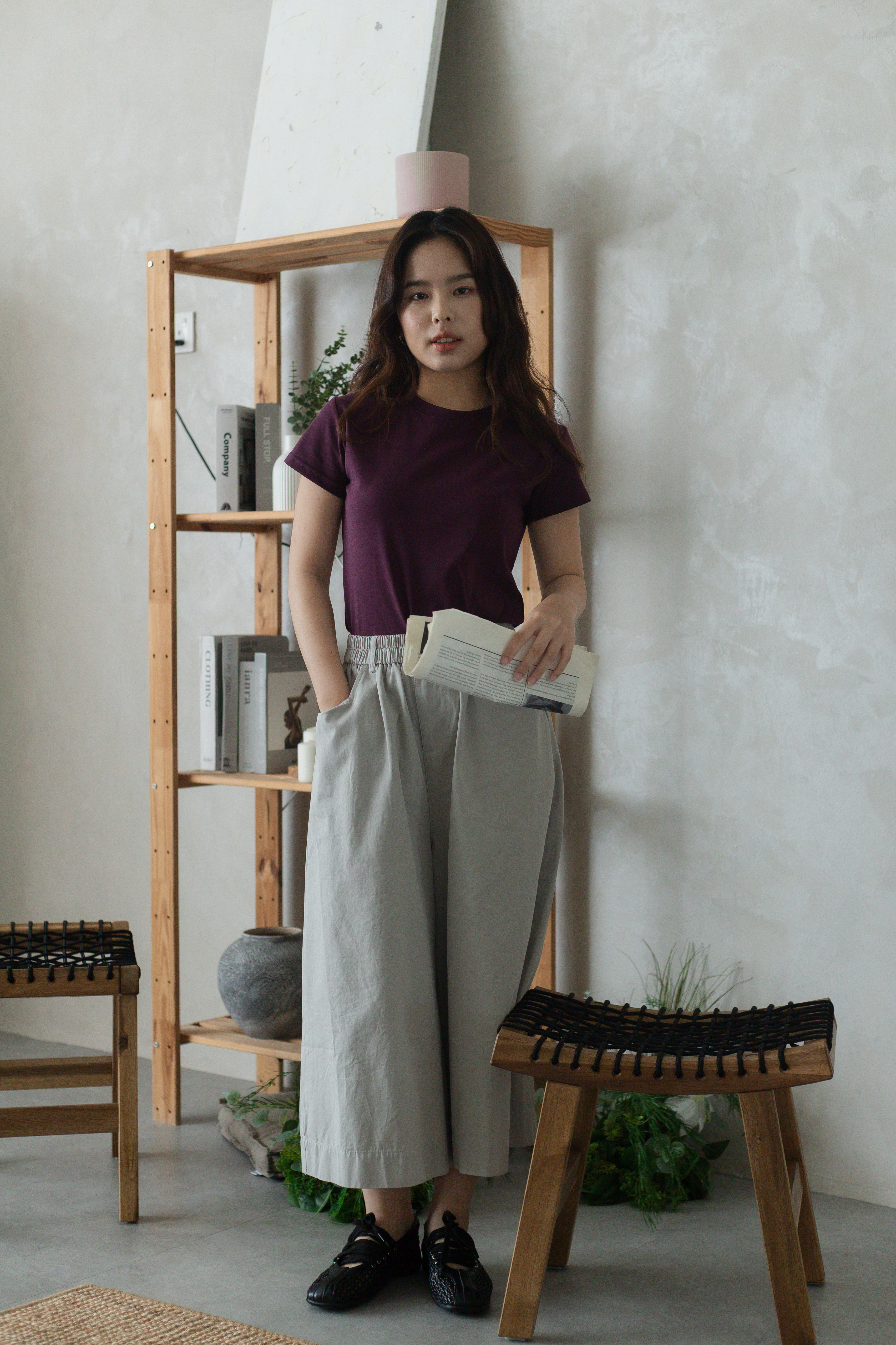 Hille Clean Cut Tee Purple-2724TSPUR