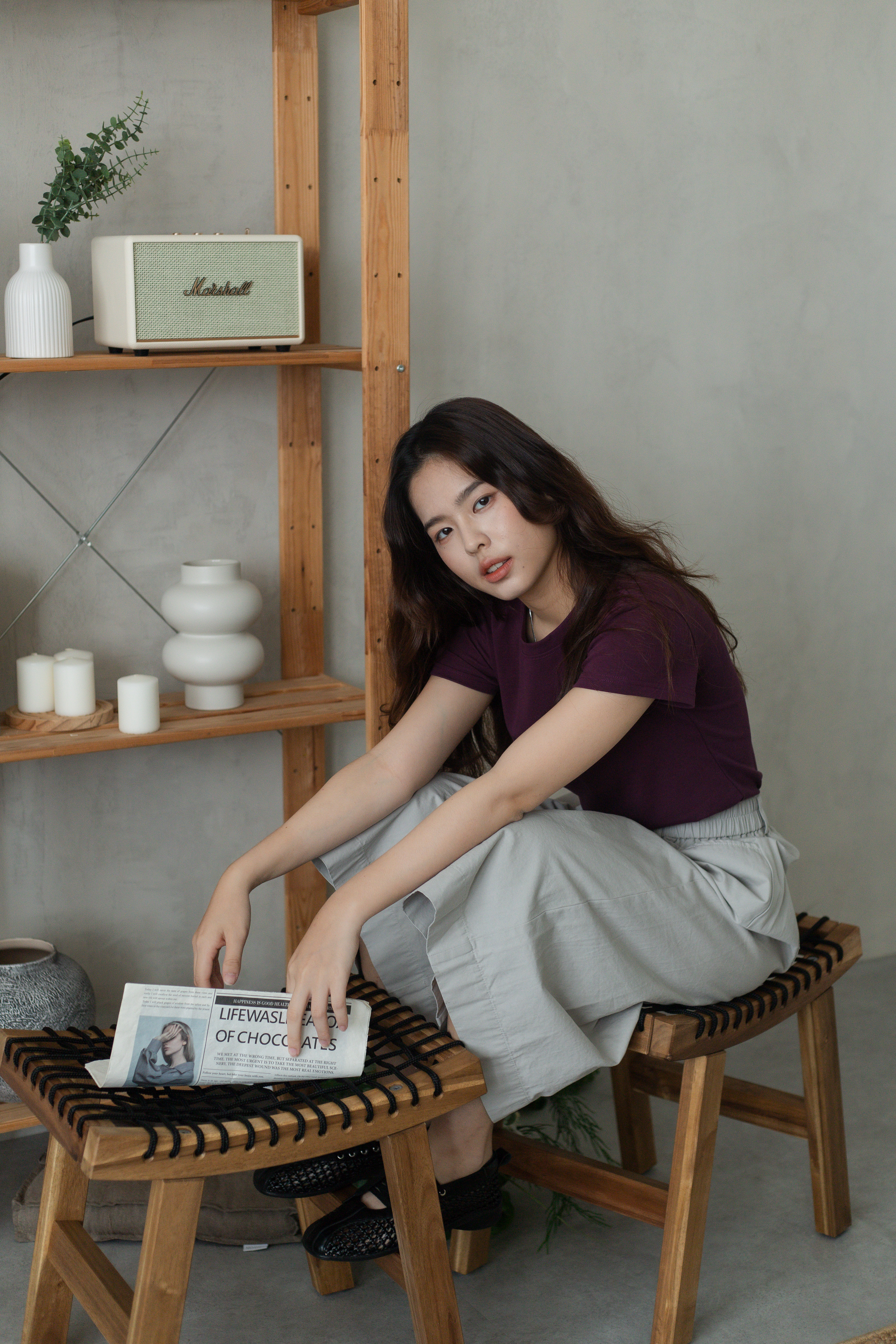 Hille Clean Cut Tee Purple-2724TSPUR