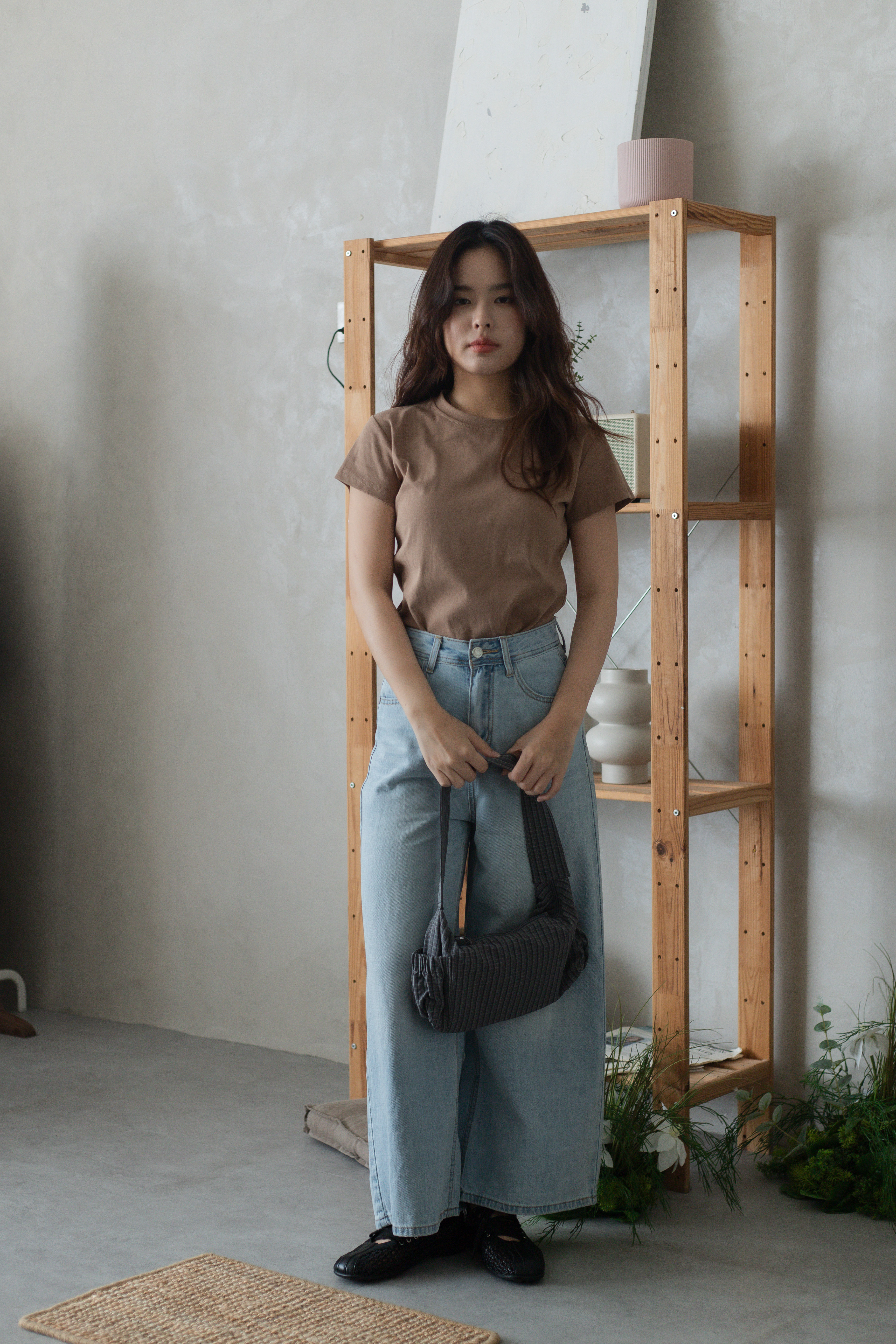 Hille Clean Cut Tee Brown-2724TSBRO
