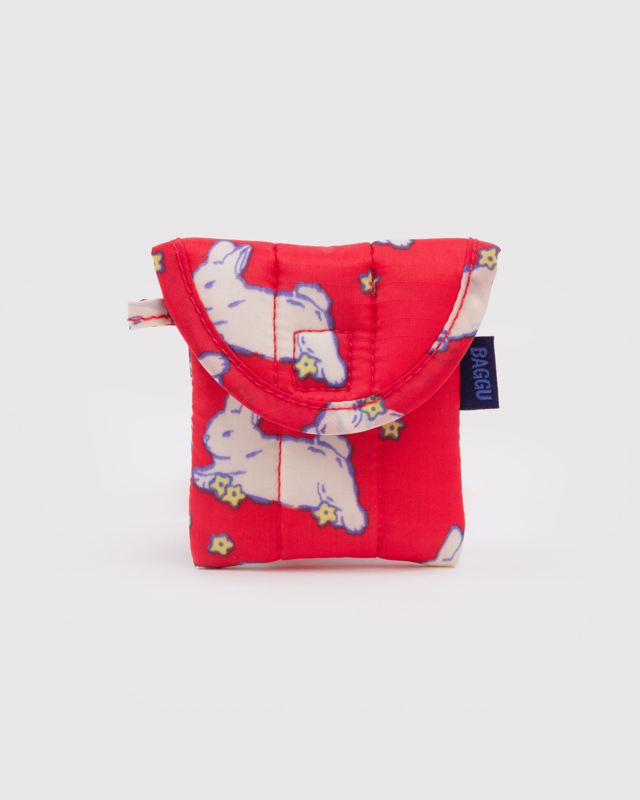 Puffy Earbuds Case - Bunnies｜BAGGU