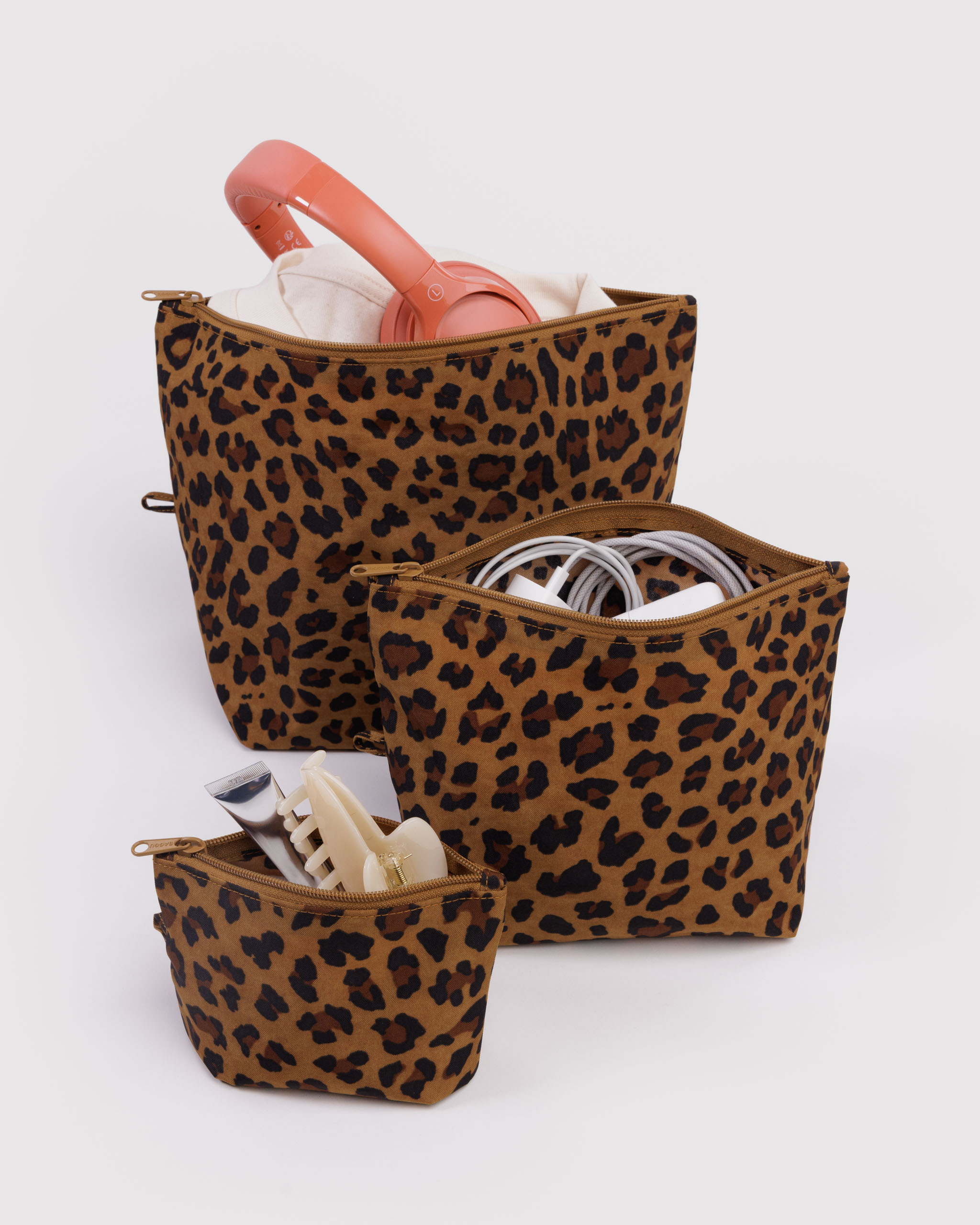 Go Pouch Set - Leopard Print
