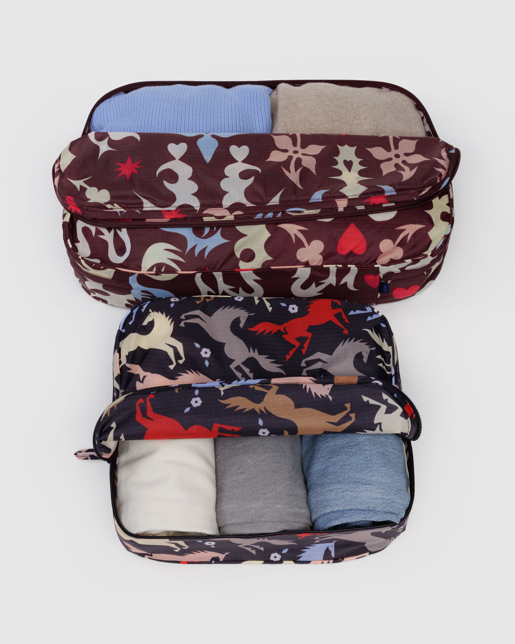 Large Packing Cube Set - Western Cut Outs｜BAGGU