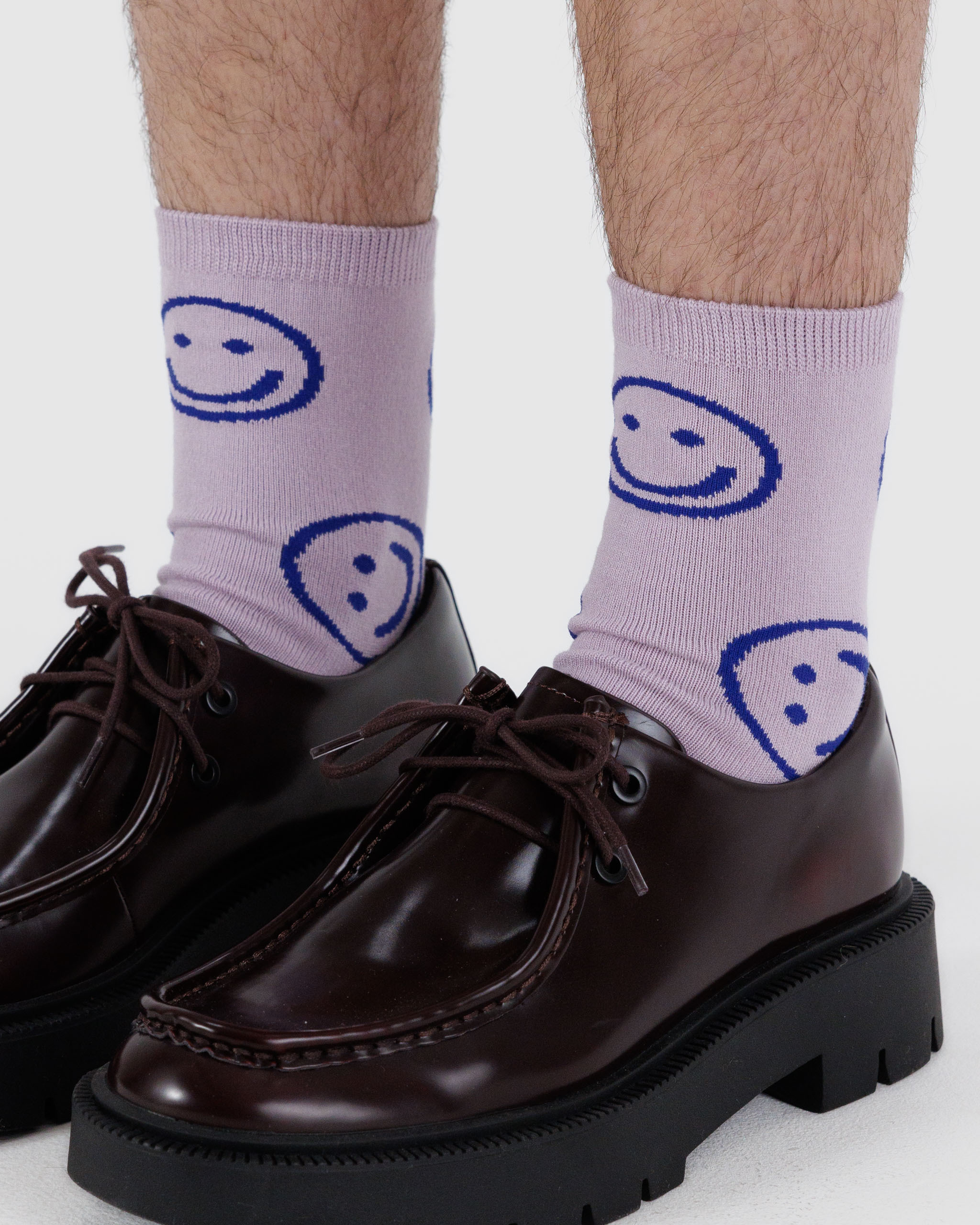 Crew Sock - Pink Happy | BAGGU