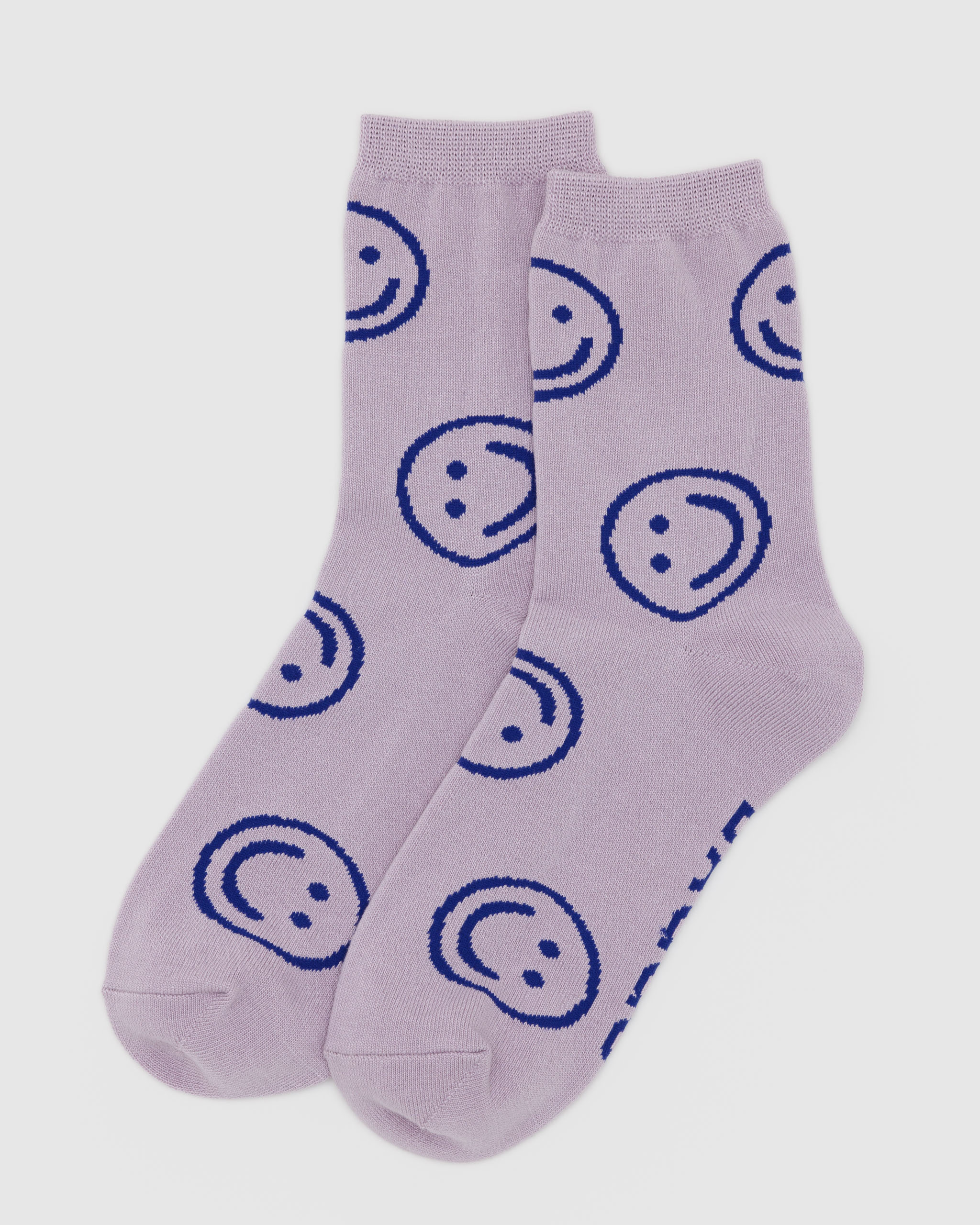 Crew Sock - Pink Happy | BAGGU