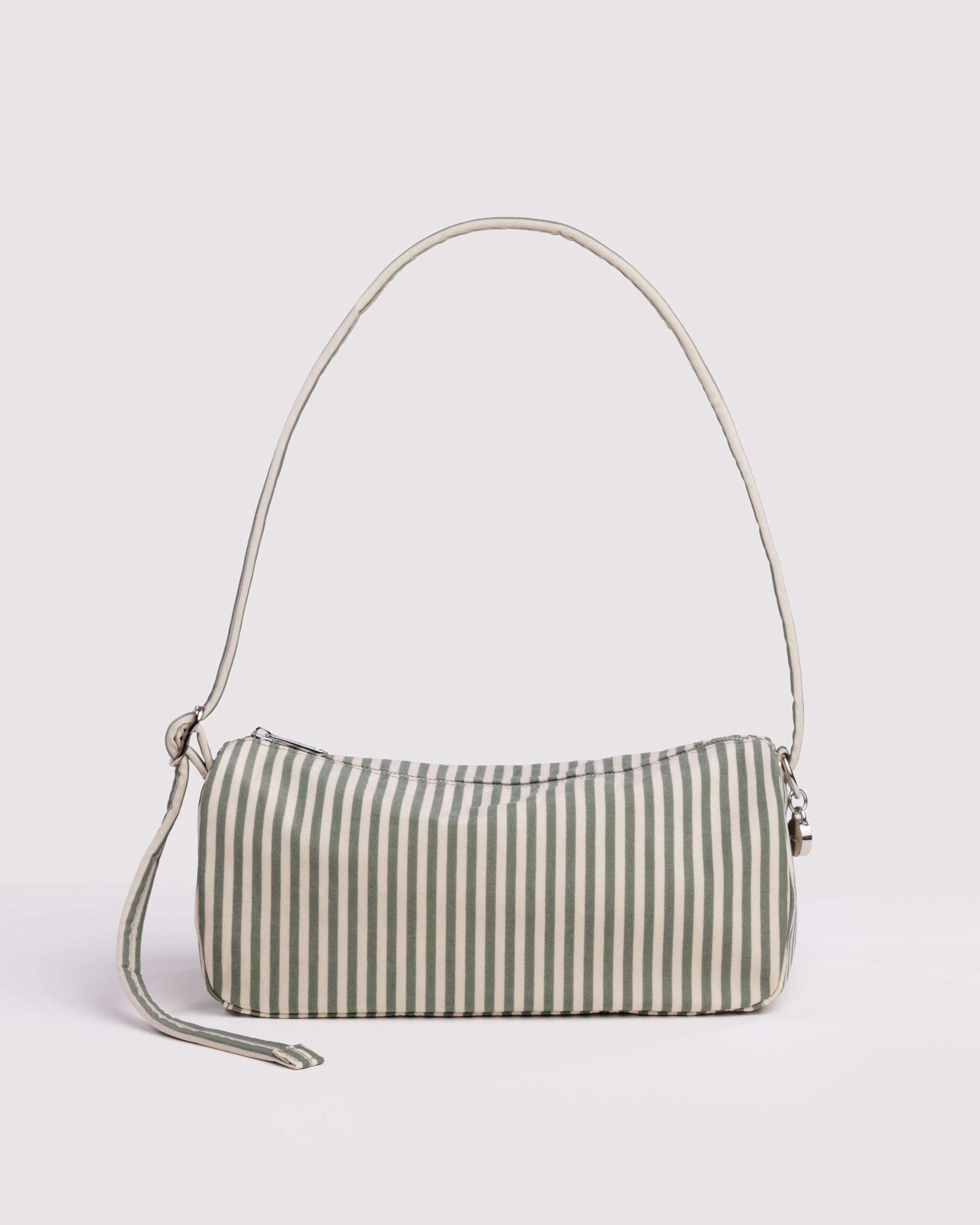 Nylon Loaf Bag - Sage Stripe｜BAGGU