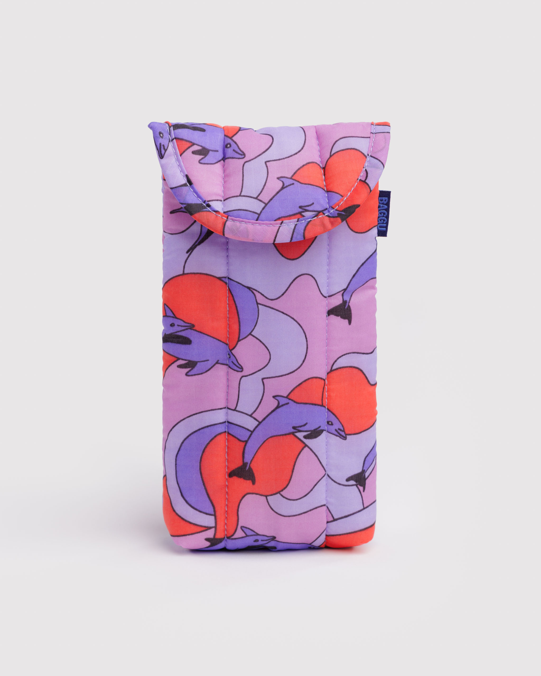 Puffy Glasses Sleeve - Dolphins｜BAGGU