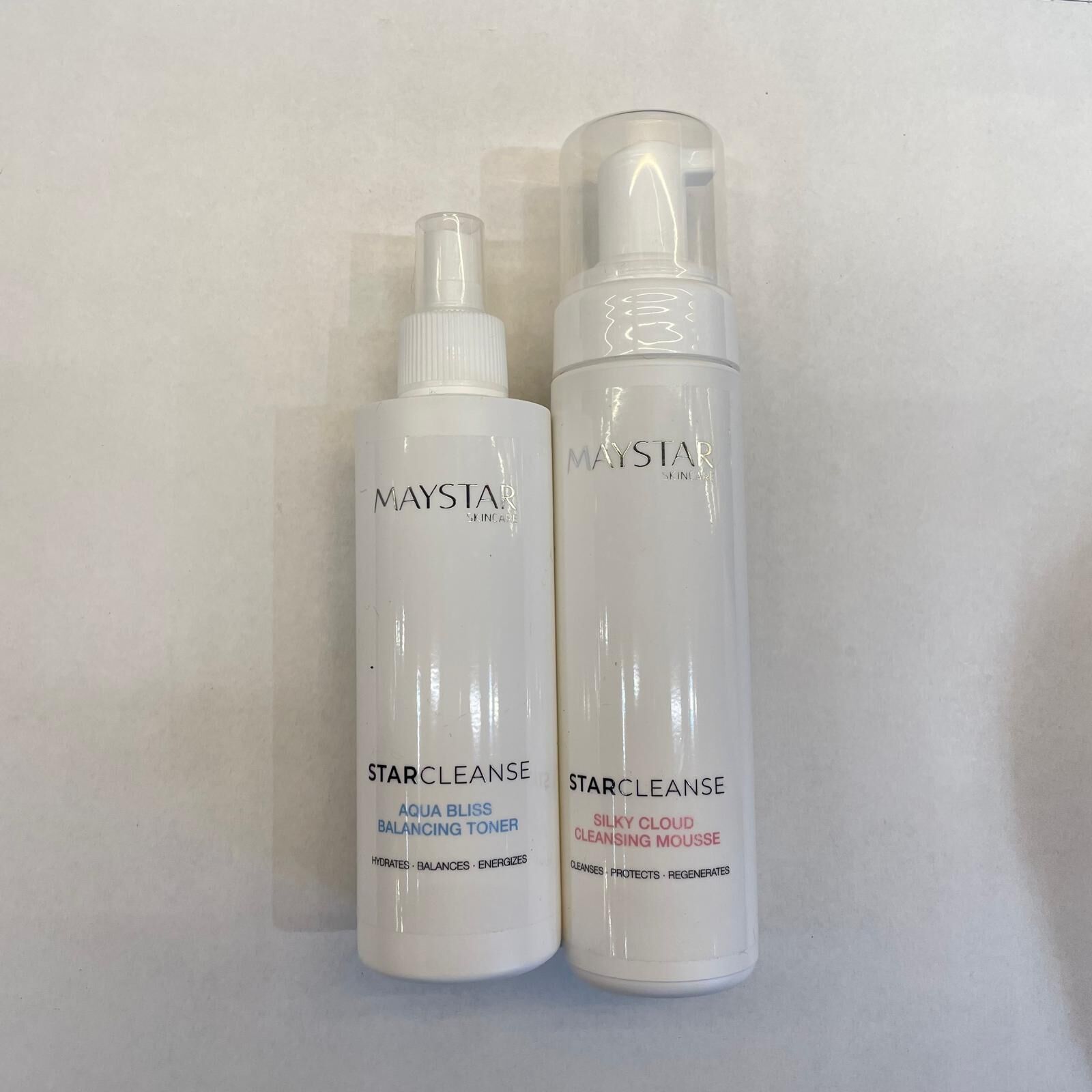 關鍵字TW21 - MAYSTAR SKINCARE STARCLEANSE BALANCING TONER / AQUA BLISS CLEANSING MOUSSE / SILKY CLOUD $328(18)