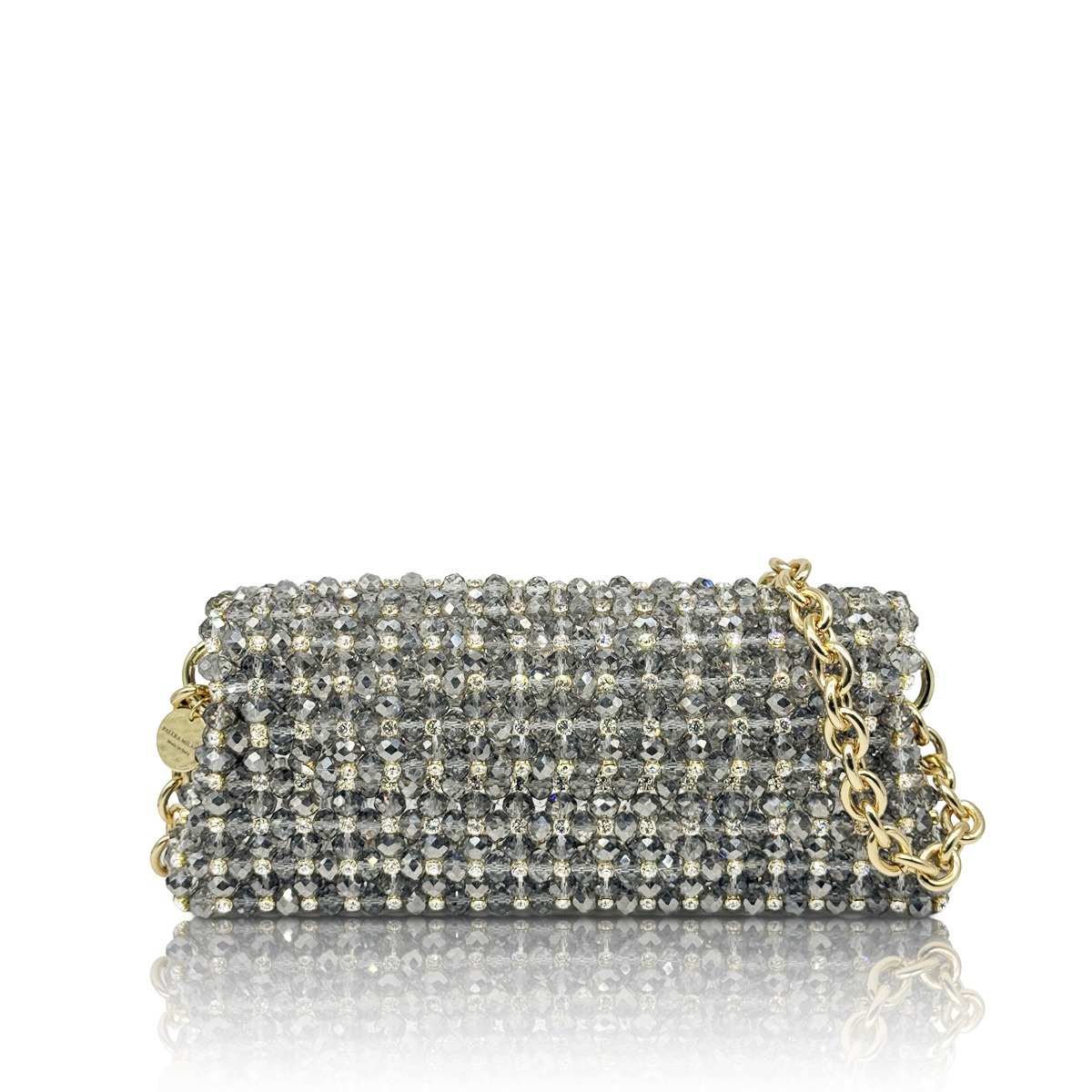 1PO0506-807 [PALERA MILANO] Jean's Selection - Santorini Diamond Grey Gold Hardware #BGSASL-CB10X8 (EU)