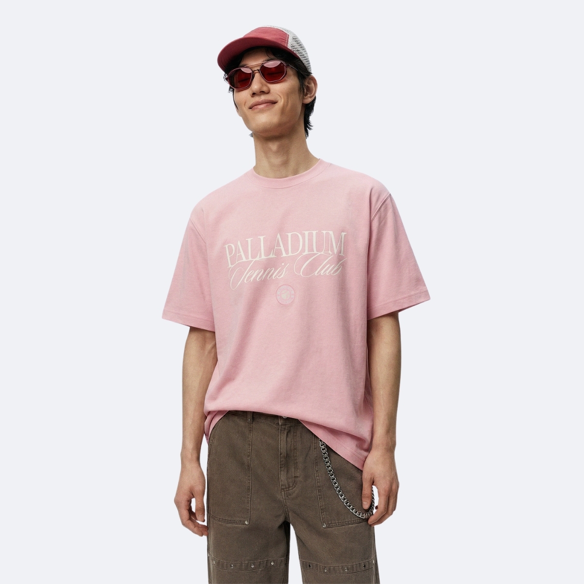 男裝復古 PALLADIUM TENNIS CLUB 印花圖案全棉T裇