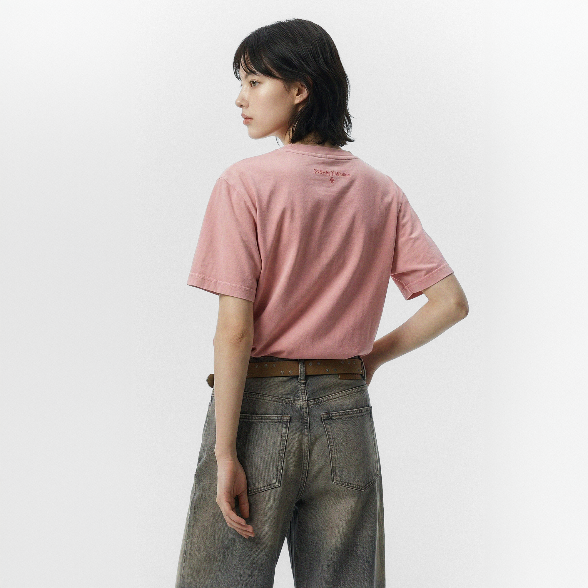 女裝 PALLA 主題印花圖案復古寬鬆全棉T裇