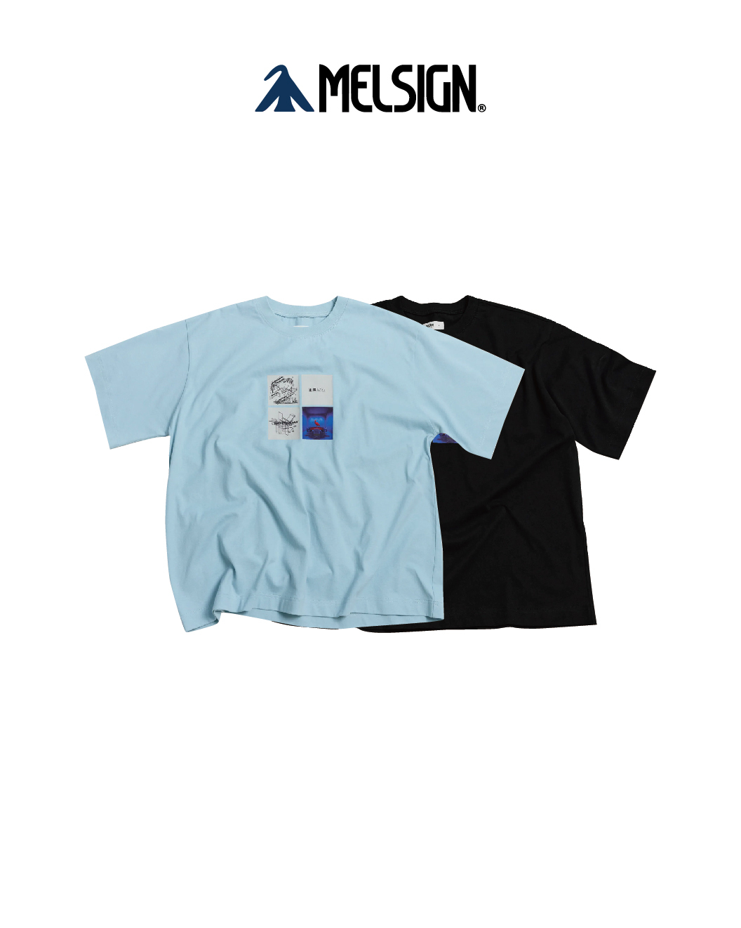 MELSIGN 輕水洗圖像短袖T恤｜Algo Program Tee（26SS）