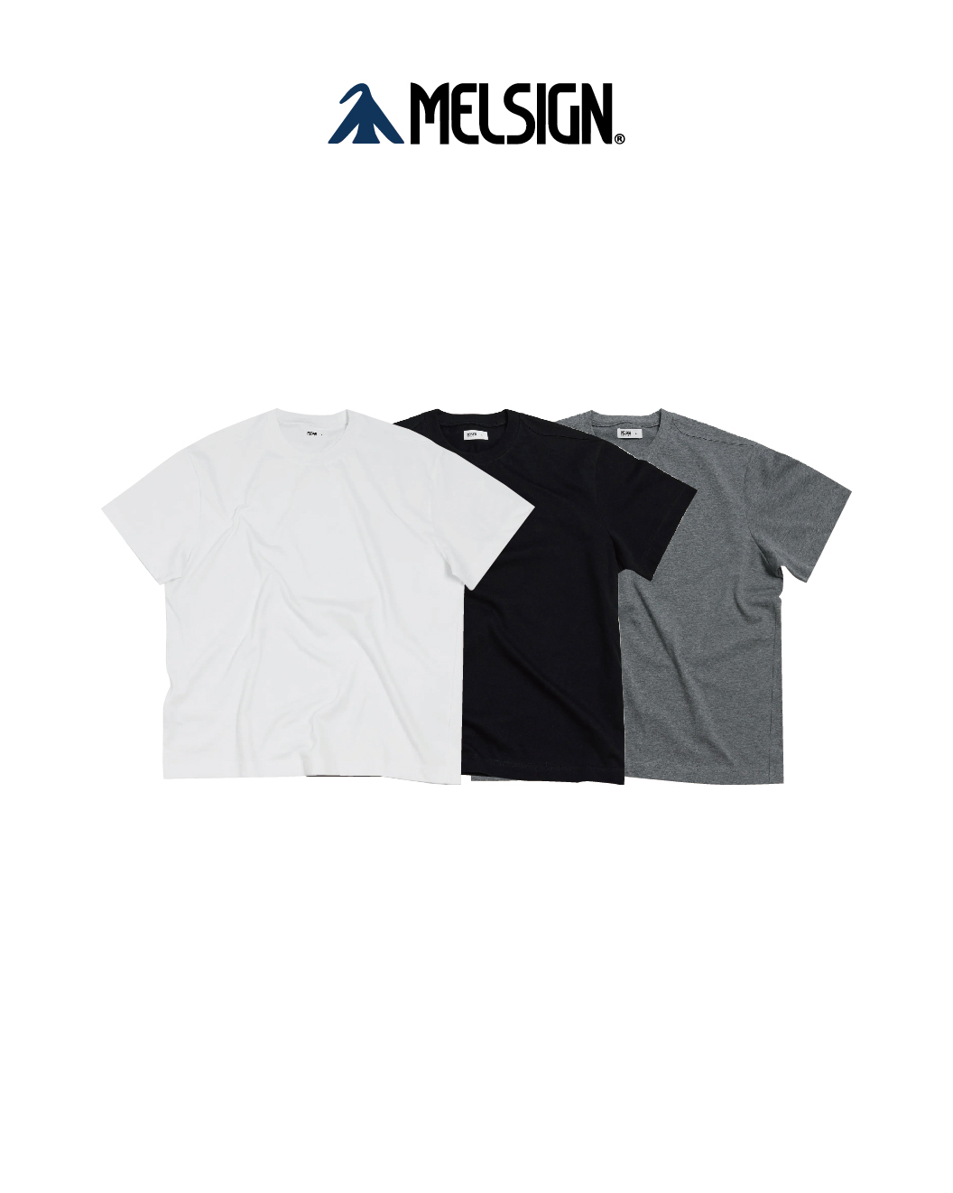 MELSIGN 經典素色短袖T恤 II｜MEL. Classic Tee II（26SS）