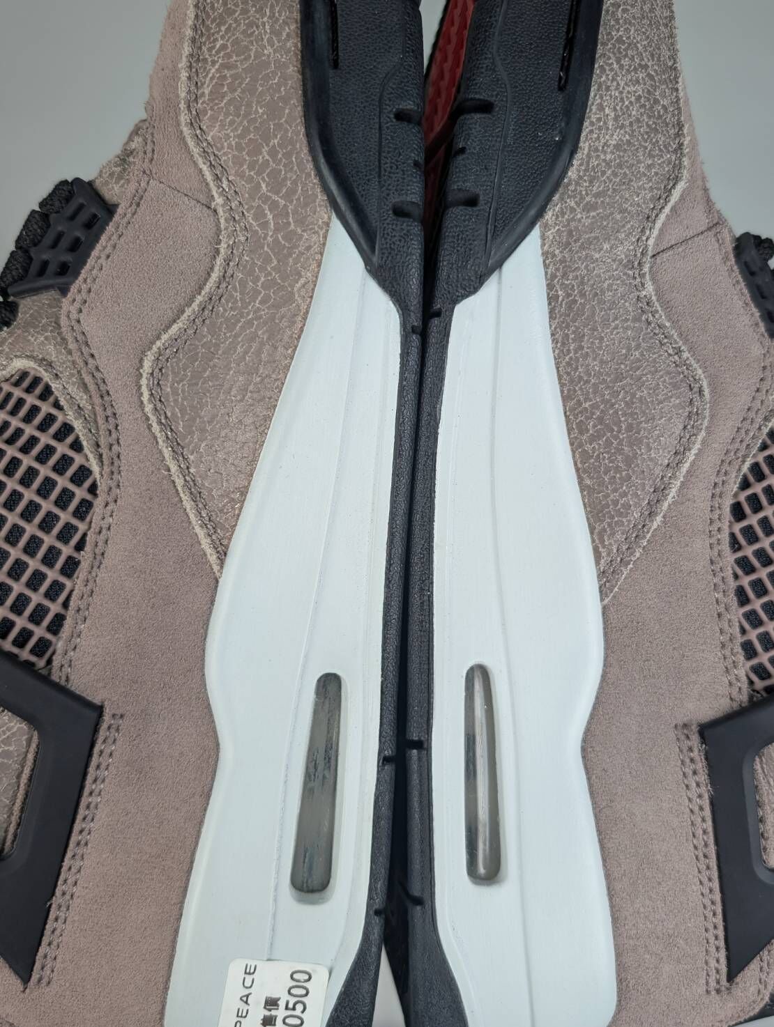 微瑕疵-左腳鞋面鞋底泛黃&鞋頭破皮 DB0732-200/26.5 Air Jordan 4 Taupe Haze Tear-Away