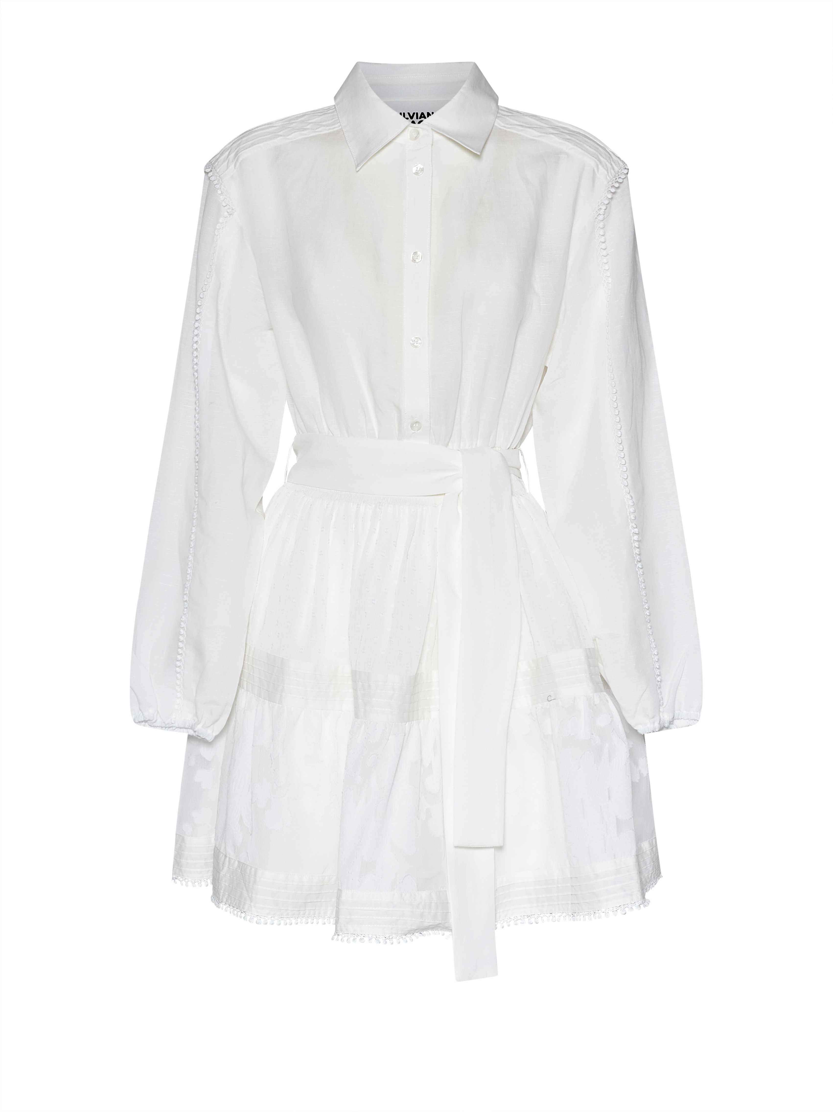 1SH0508-098 [SILVIAN HEACH] Short Dress Falen White #GPP26260VE (EU)