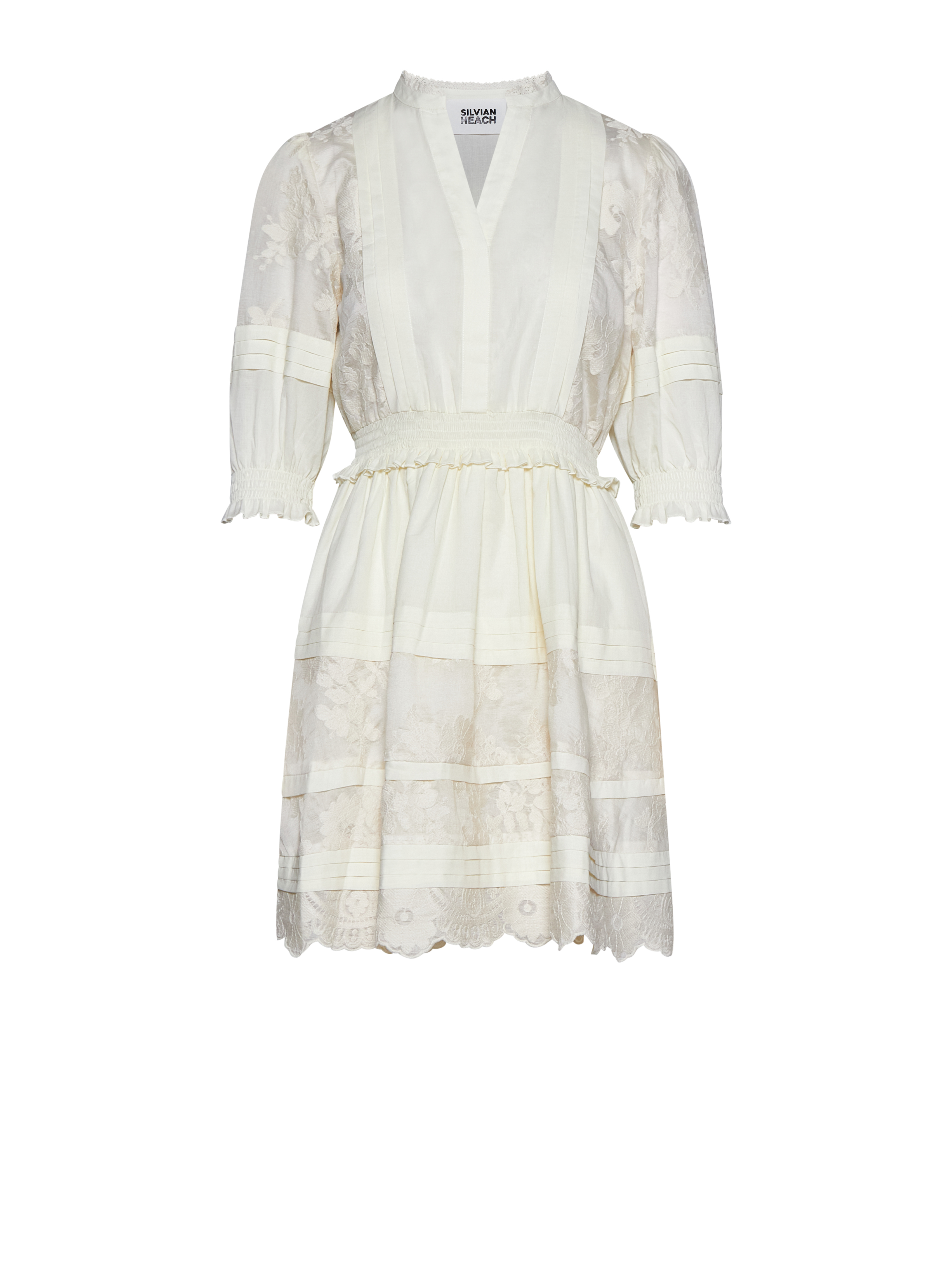 1SH0508-109 [SILVIAN HEACH] Short Dress Kifi Butter #GPP26294VE (EU)