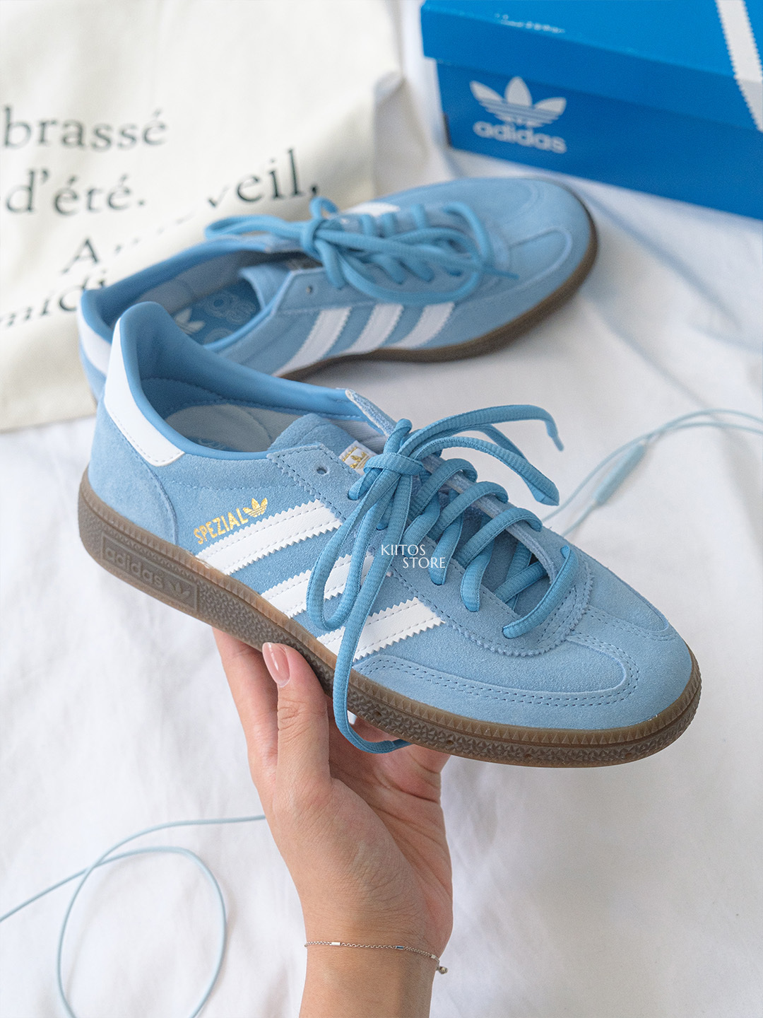 【現貨出清】Adidas Handball Spezial "Light Blue"淺藍 寶寶藍 麂皮 BD7632