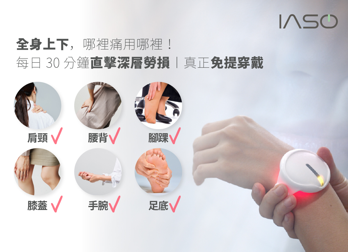 Wellscare IASO 針對辦公室肩頸痛與關節勞損的深層治療