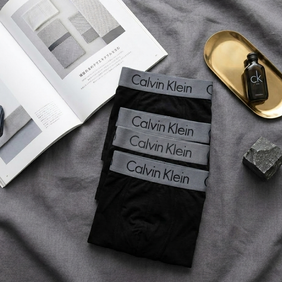 <限時3天免運!!>Calvin Klein Cotton Modal 男士 內褲 四入組 兩色