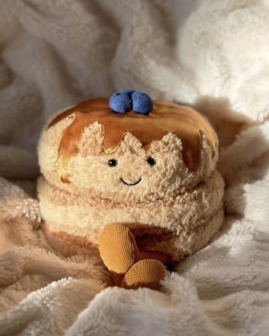 美國紐約限定 JELLYCAT PANCAKE 鬆餅 毛絨公仔15cm