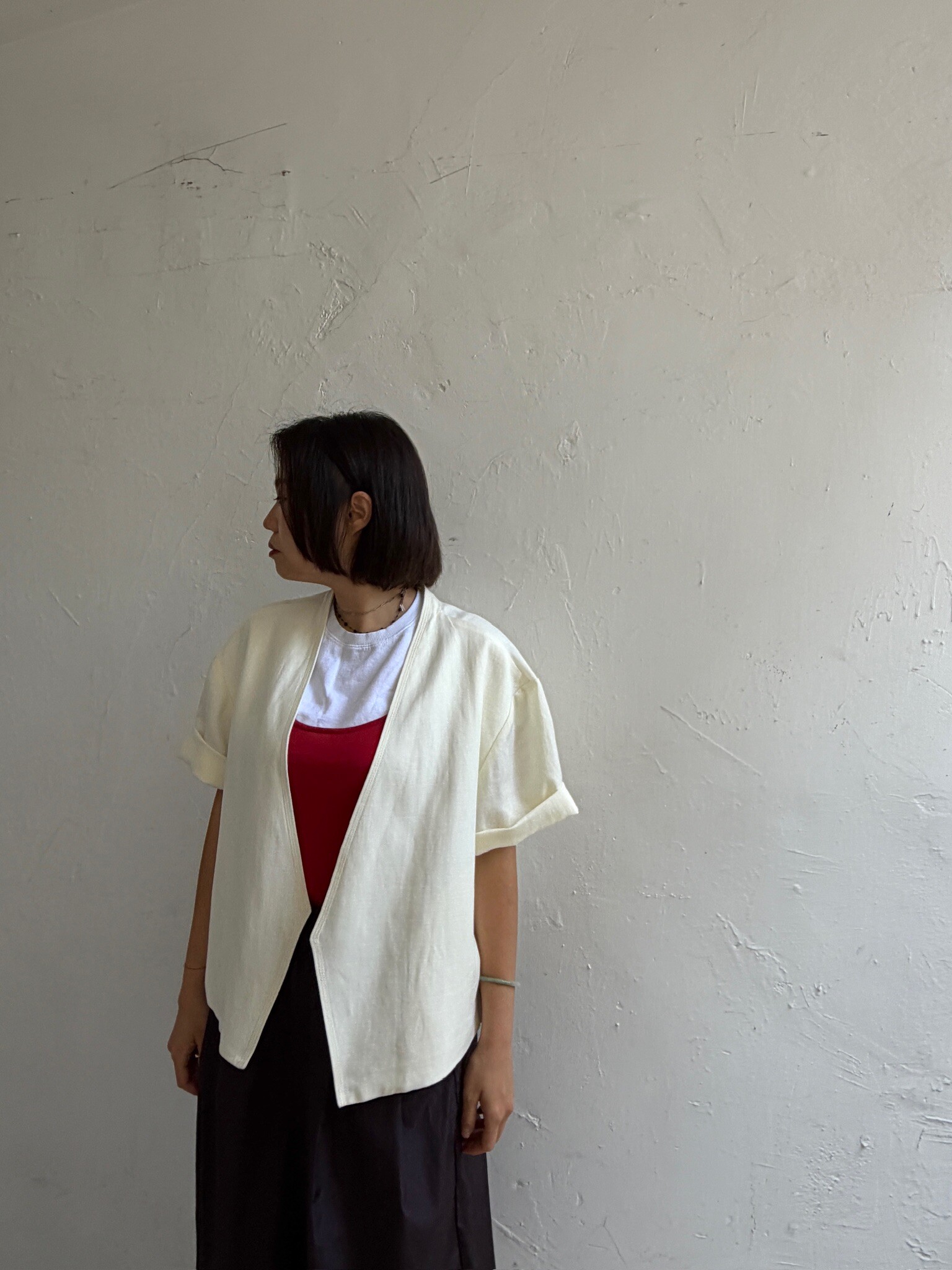 PDD Collection Crop short sleeves blazer