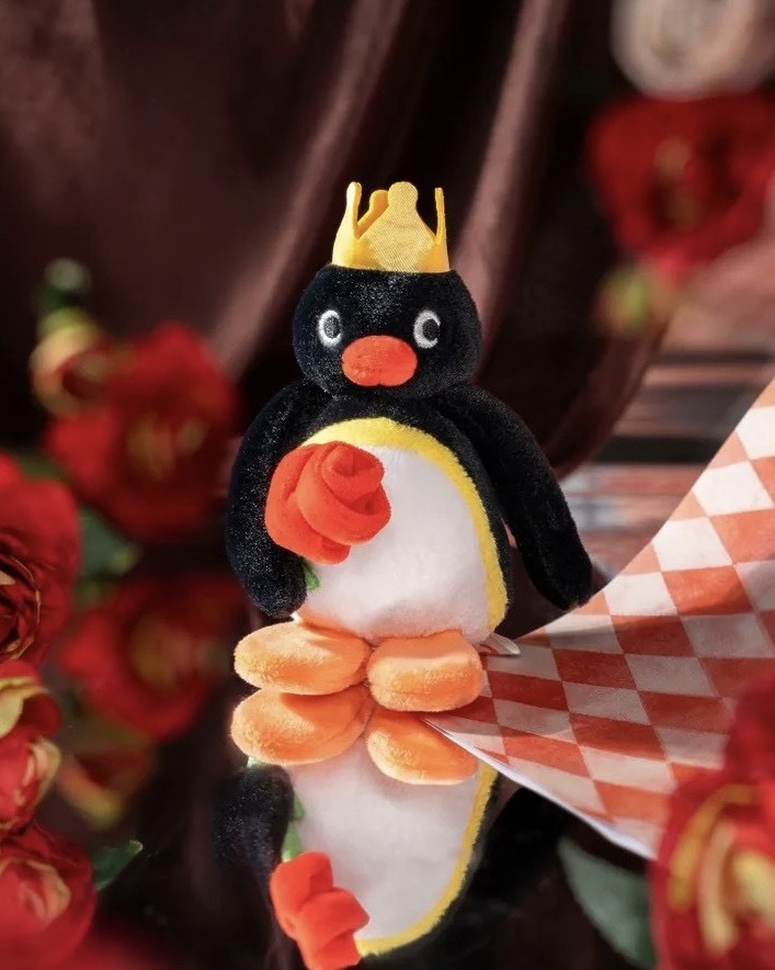 正版授權 企鵝家族 PINGU 歌劇魅影 表演劇系列 毛絨 掛件