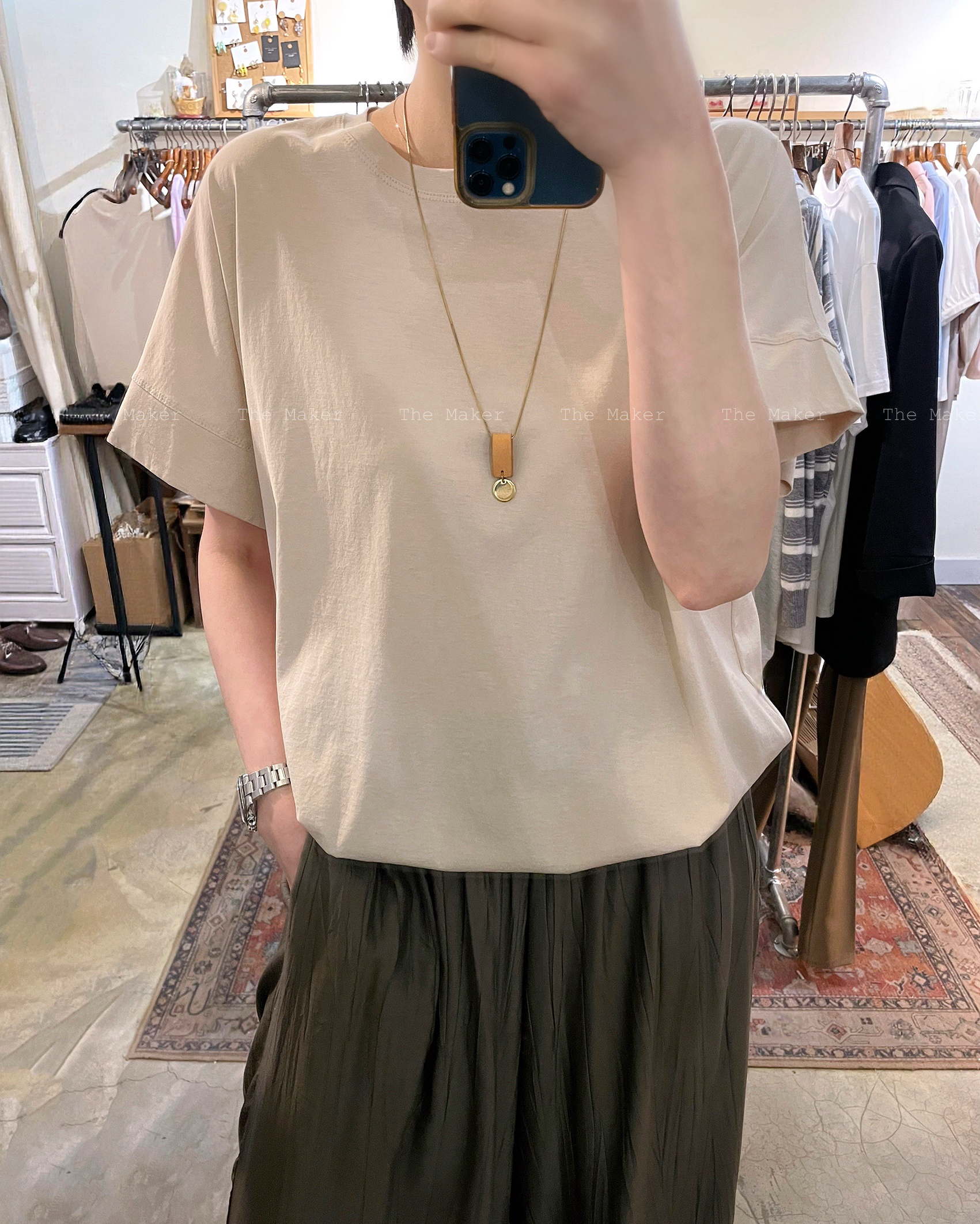 🎐 清爽棉質立體 Tee 🎐